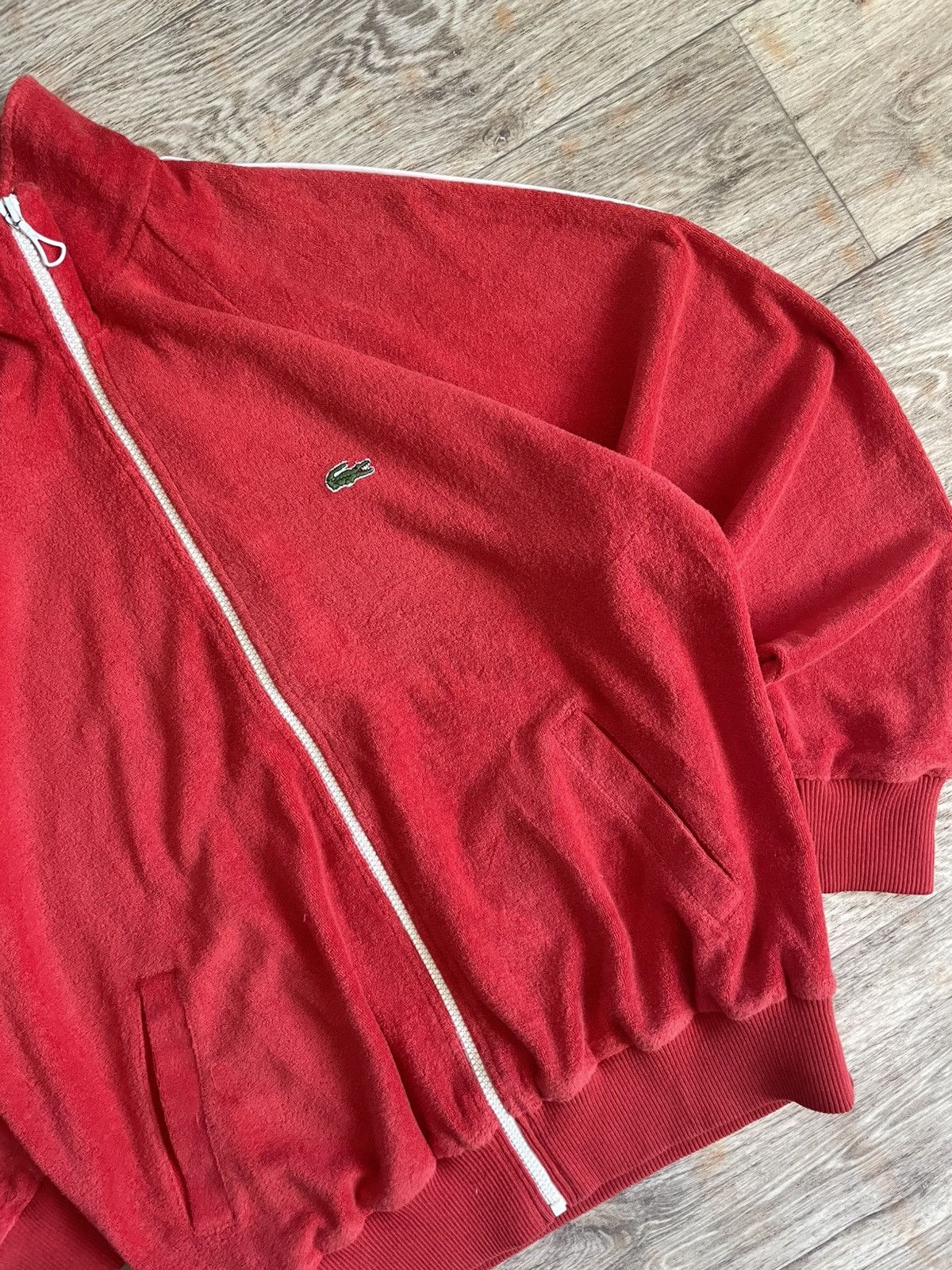 Lacoste Lacoste Vintage Rare Zip Up Red Size US M / EU 48-50 / 2 - 2 Thumbnail
