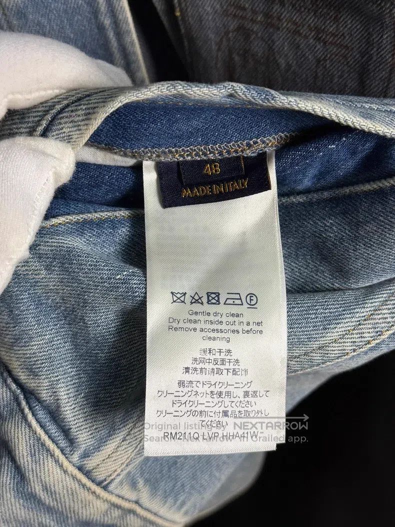 Louis Vuitton Louis Vuitton Blue listed denim jacket Size US M / EU 48-50 / 2 - 6 Thumbnail