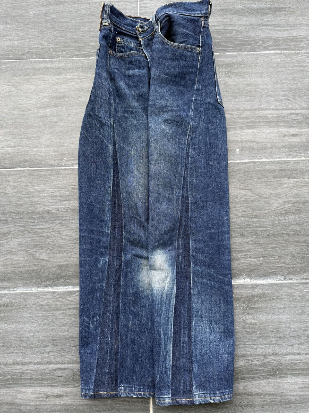 Levi's Vintage 1960s LEVI’S BigE 502 0117 “Big Font” Selvedge Denim Size US 30 / EU 46 - 16 Thumbnail