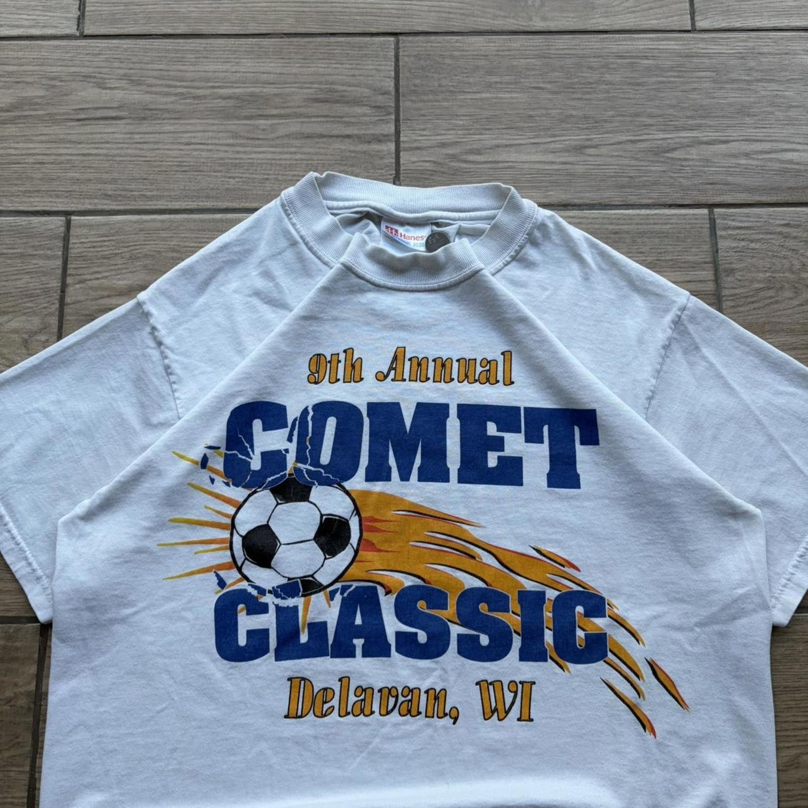 Other Vintage 90’s Comet Classic Soccer Tee Size US M / EU 48-50 / 2 - 3 Thumbnail