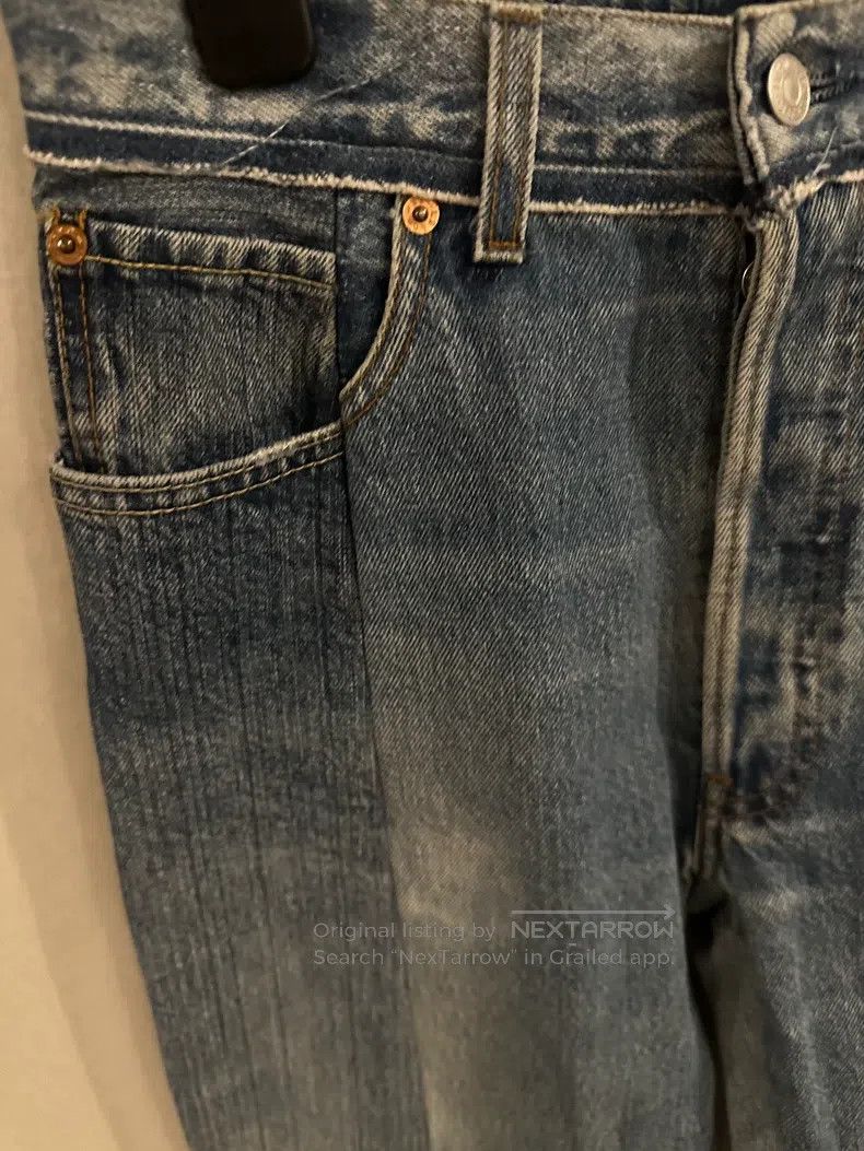 Vetements Vetements size XS Patchwork Deconstructed Denim Jeans Size US 27 - 3 Thumbnail