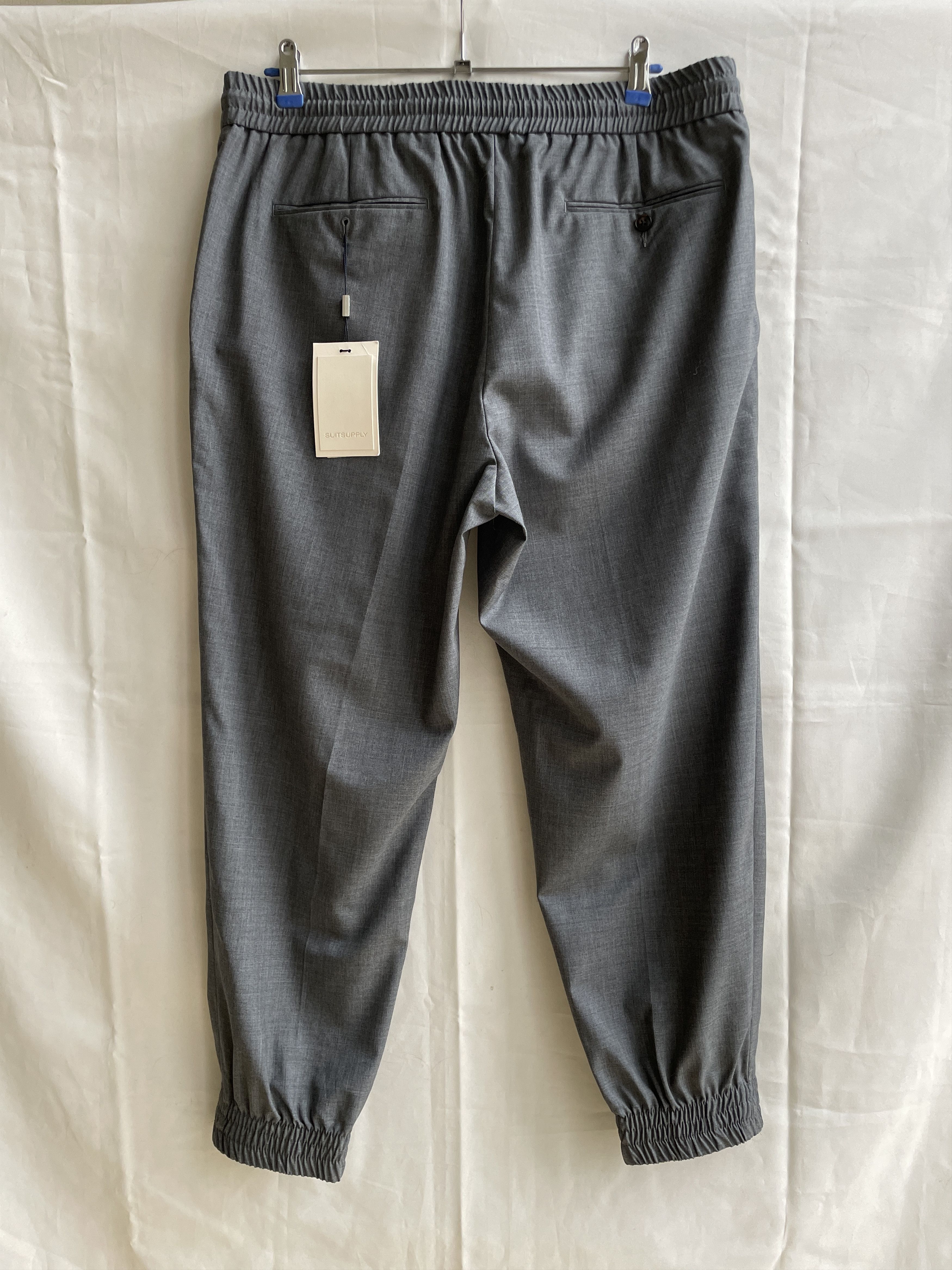 Suitsupply BNWT Suitsupply Drawstring Ames Cropped Pleat Trousers Size US 40 / EU 56 - 2 Thumbnail
