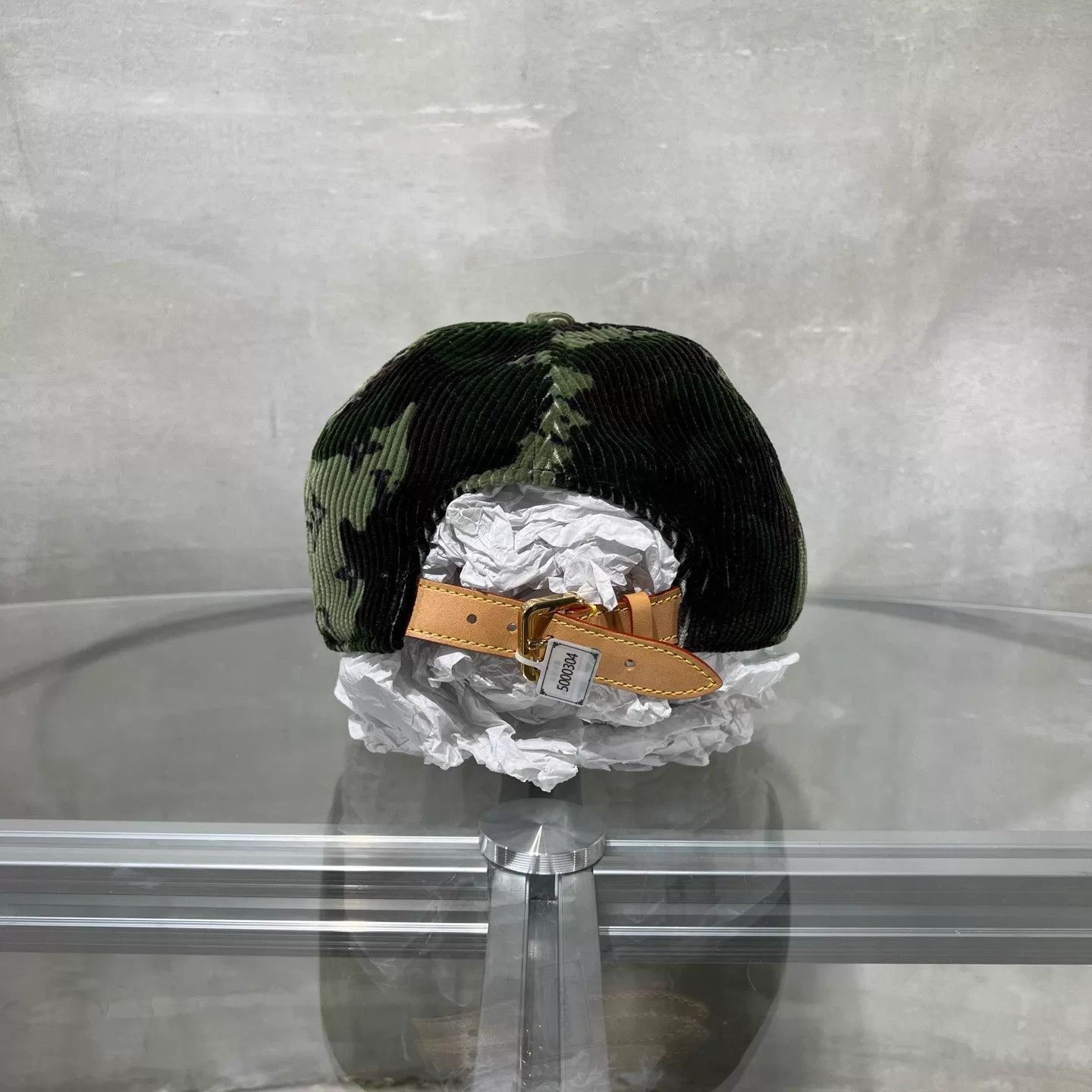 Louis Vuitton LOUIS VUITTON Camo Green Baseball Cap Size ONE SIZE - 4 Thumbnail