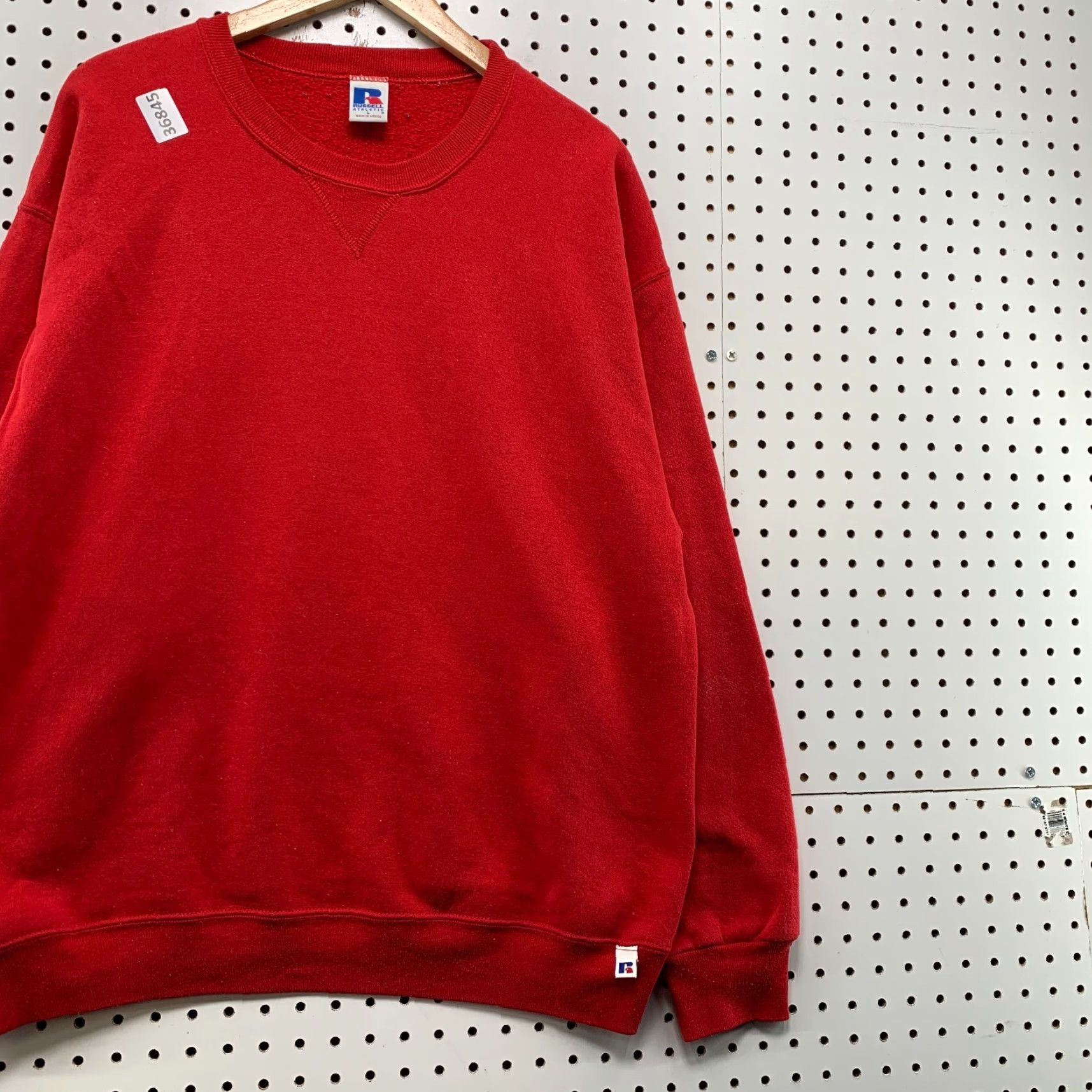 Russell Athletic VTG Russell Athletic Crewneck Sweatshirt Mens Large Red 90s Pullover USA 25x29 Mens Size US L / EU 52-54 / 3 - 4 Thumbnail