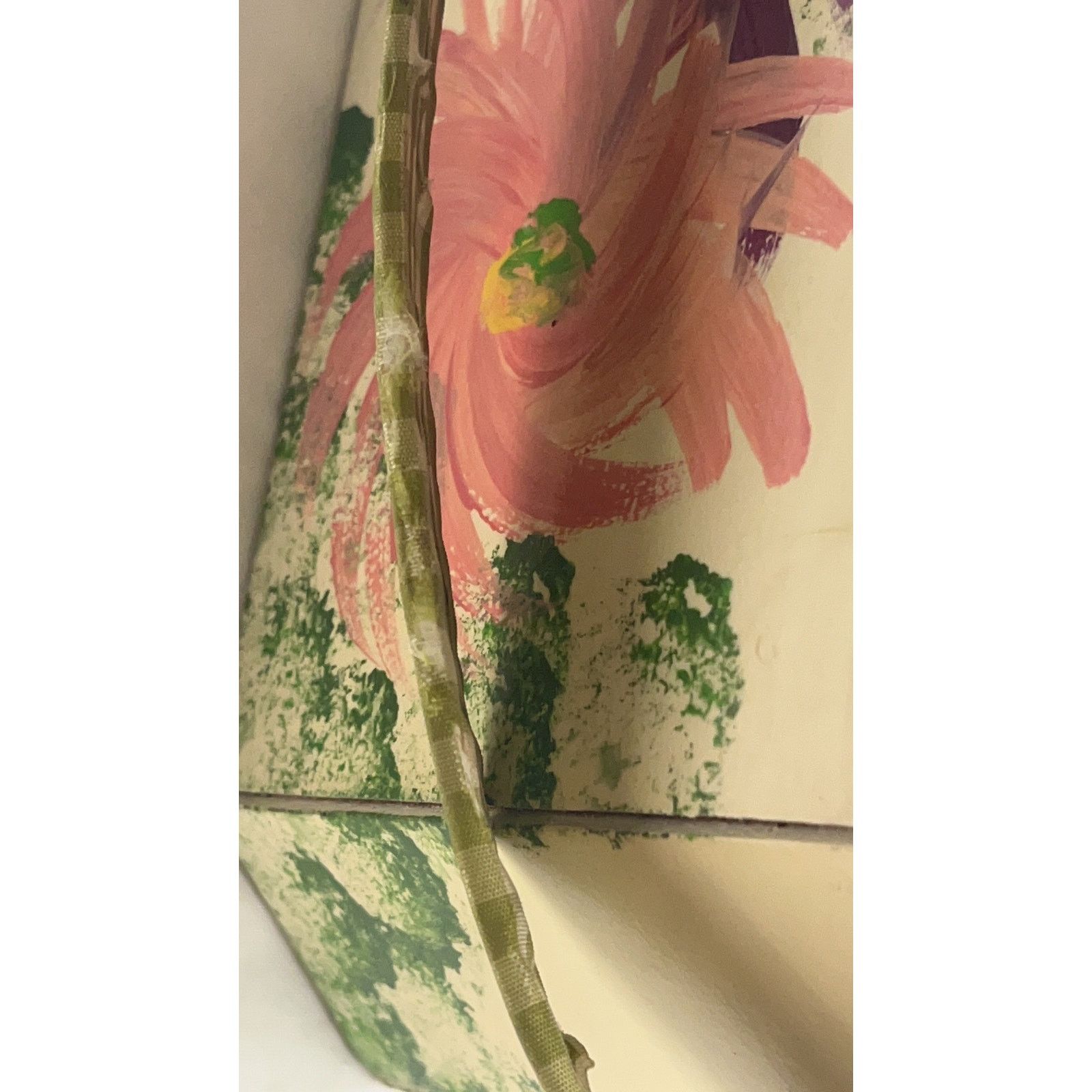 Other Vintage Vicki Jean wood purse Box Hand Painted Flowers Signe Size ONE SIZE - 19 Thumbnail