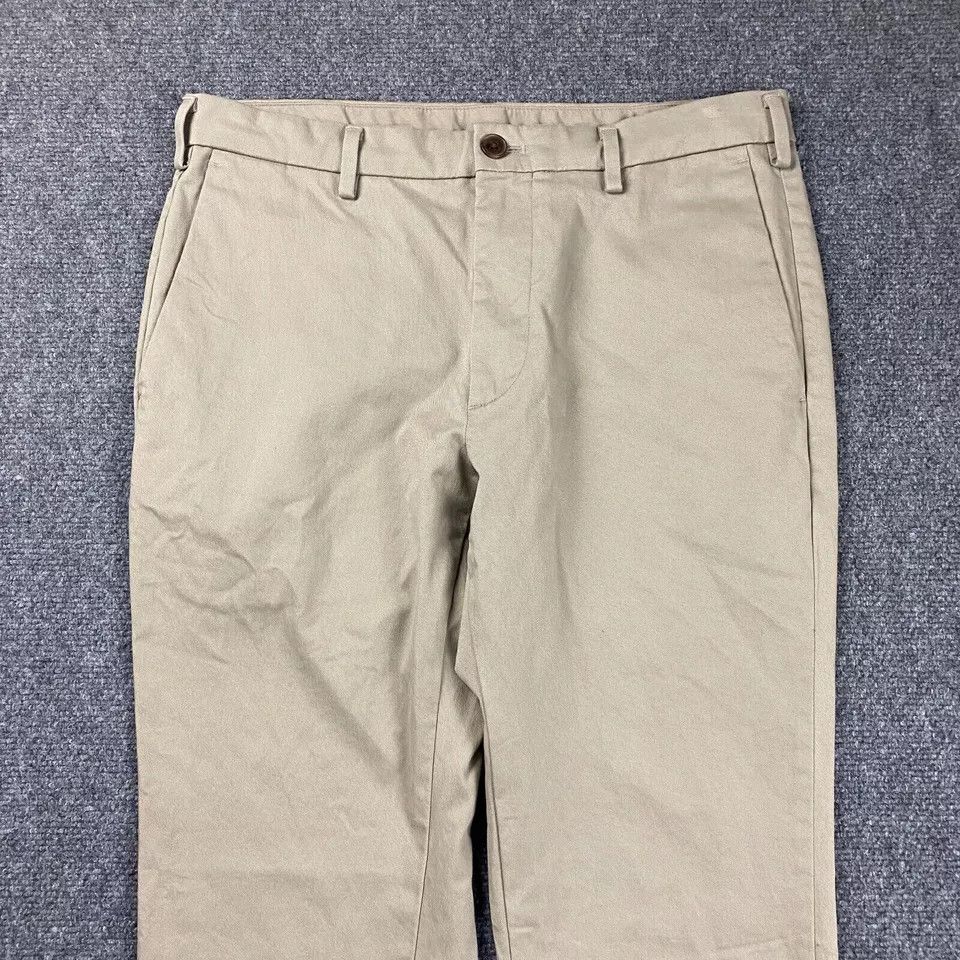 Uniqlo Uniqlo Pants Mens 31x34 Beige Chino Casual Straight Leg Size US 31 - 2 Thumbnail