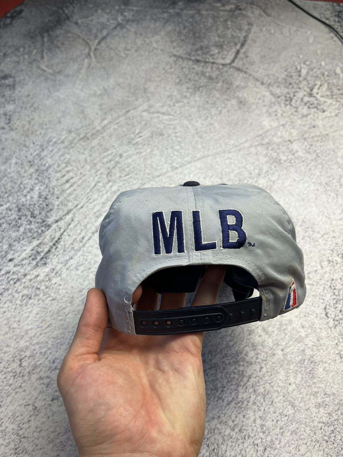 MLB Crazy Vintage Y2K New York Yankees Cap Drill Graffiti Style Size ONE SIZE - 7 Thumbnail