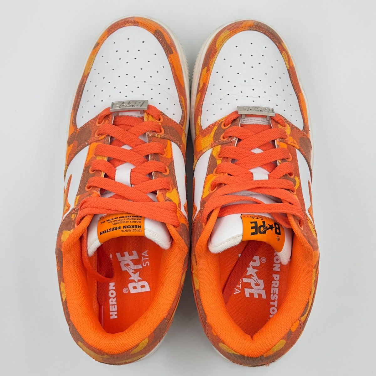 Bape × Heron Preston A Bathing Ape Bapesta Heron Preston 2022 Size US 9.5 / EU 42-43 - 8 Thumbnail