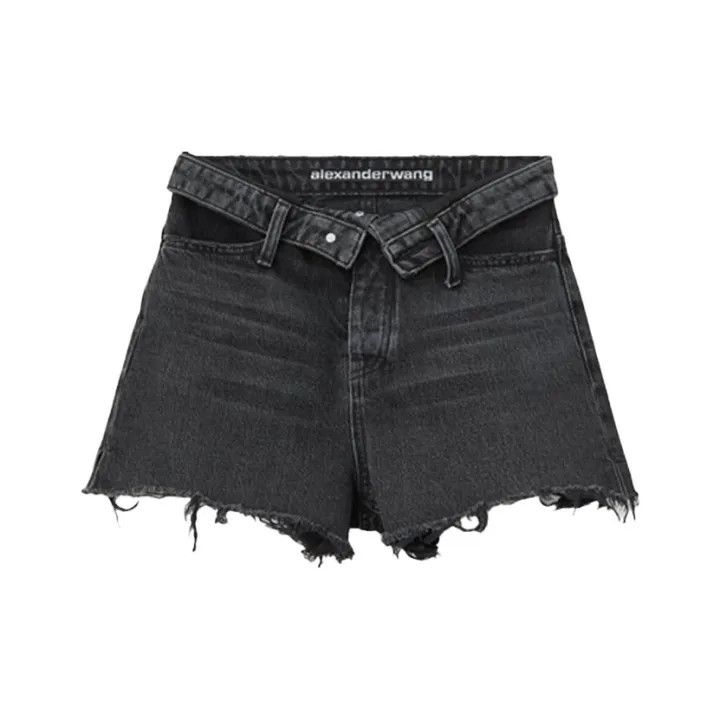 Alexander Wang Alexander Wang SS20 Gray Cutoff Denim Shorts 0079 Size 24" / US 00 / IT 34 - 1 Thumbnail