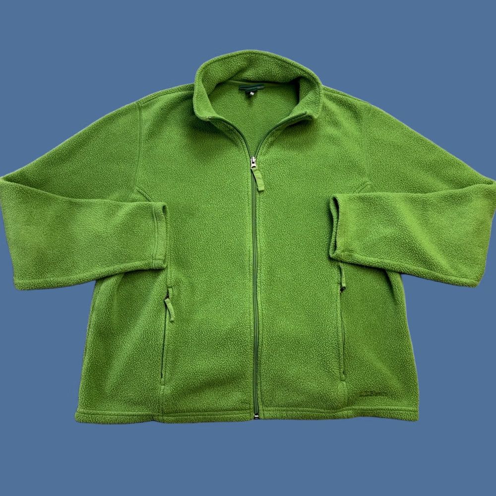 Vintage VINTAGE L.L. Bean Jacket Men XL Green Fleece Short Zip Lightweight Casual Windbreaker Pockets - Regular Fit Size US XL / EU 56 / 4 - 1 Thumbnail