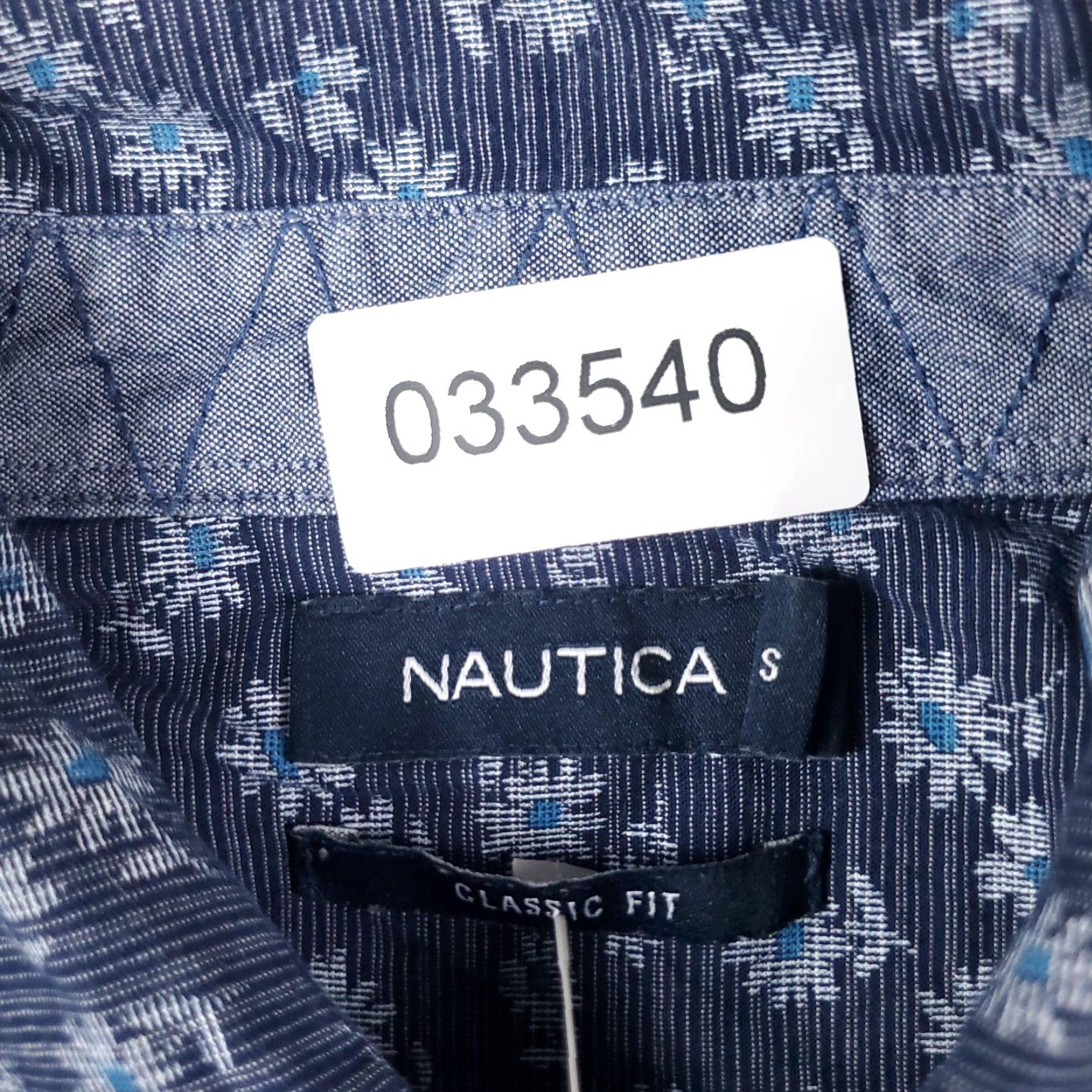 Nautica Nautica Shirt Mens Small Blue Floral Button-Up Long Sleeve Casual Workwear Patterned Cotton Navy/Blue Floral 90s? (Do not include 90s unless in item) Size US S / EU 44-46 / 1 - 7 Thumbnail