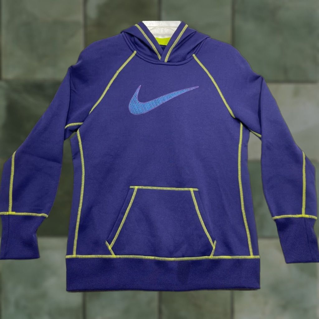 Nike Nike Therma Fit Hoodie Womens Large Purple Pullover Athletic Sweatshirt Size L / US 10 / IT 46 - 1 Thumbnail