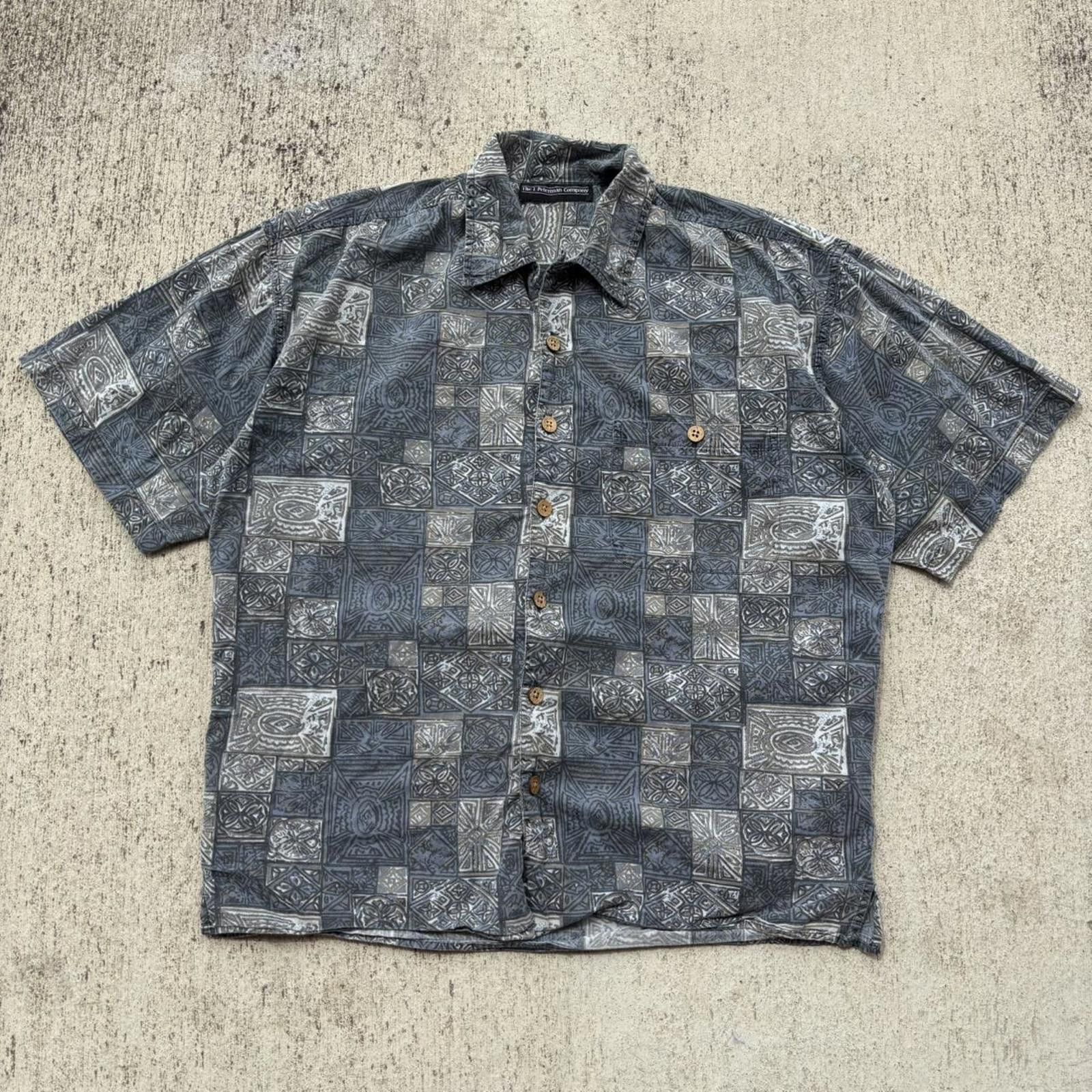Other Vintage Boxy Tribal Design Button Up Shirt Size US L / EU 52-54 / 3 - 1 Thumbnail