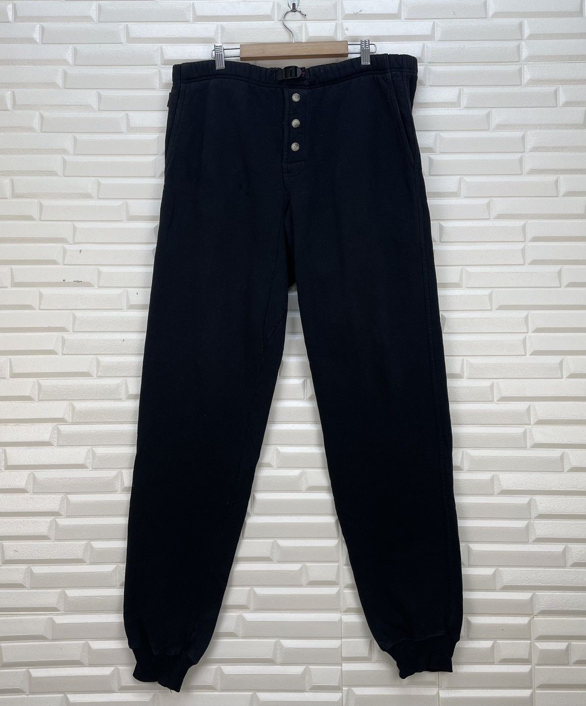 Gramicci × Vintage 🗣️Vintage Black Trouser Sweatpants Made In Usa Size US 37 - 2 Thumbnail