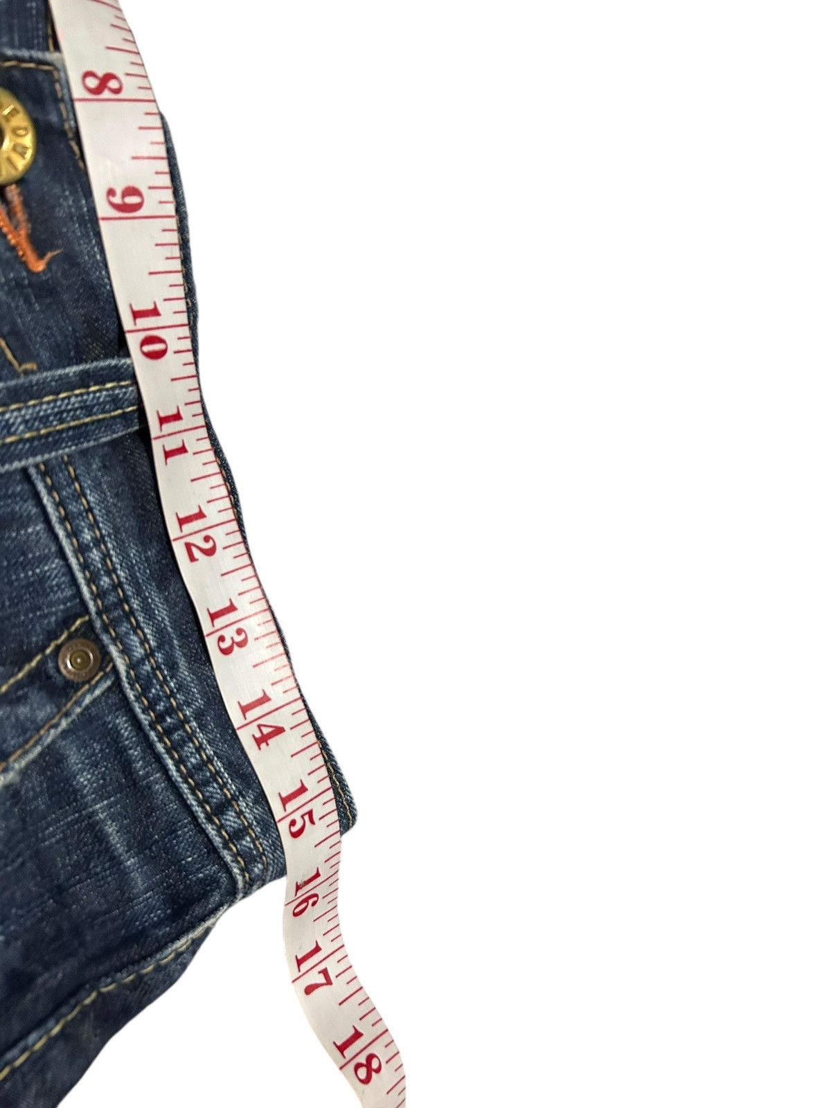 Japanese Brand × Kapital × Vintage 💥Flare💥 Edwin Japanese Punk Style Distressed Denim Rare ☠️🎌 Size US 31 - 18 Thumbnail