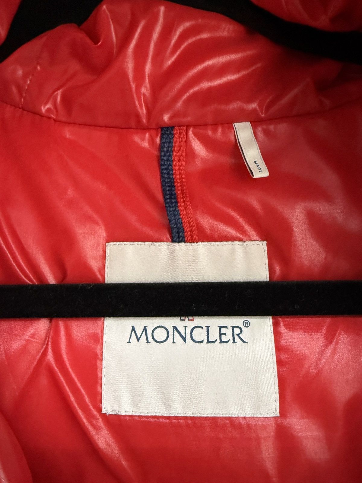 Moncler Moncler Red Maya Puffer Jacket Size US S / EU 44-46 / 1 - 8 Thumbnail