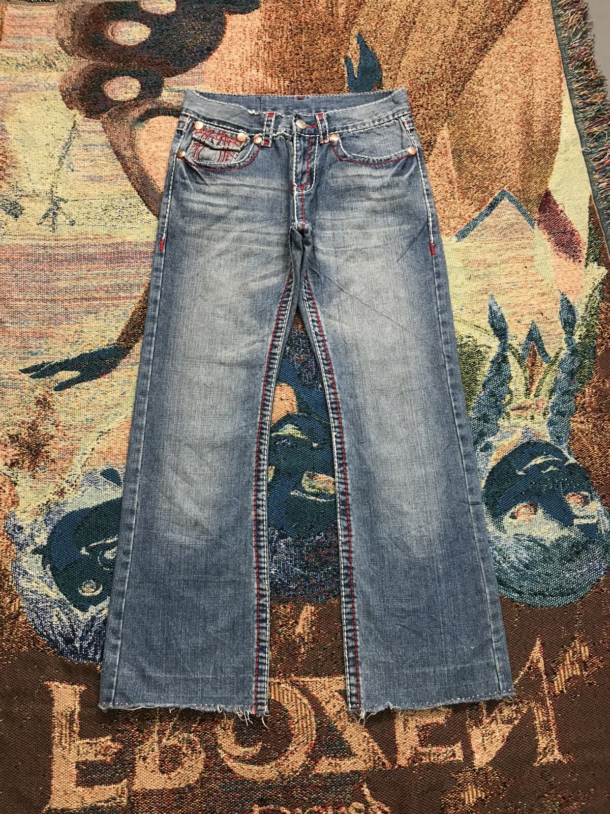 Other Vintage crazy boot cut denim Size US 30 / EU 46 - 2 Thumbnail