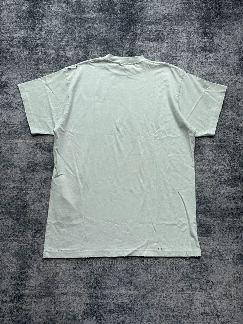 Balenciaga Balenciaga Off White Melted Logo Destroyed Short Sleeve Size US S / EU 44-46 / 1 - 2 Thumbnail