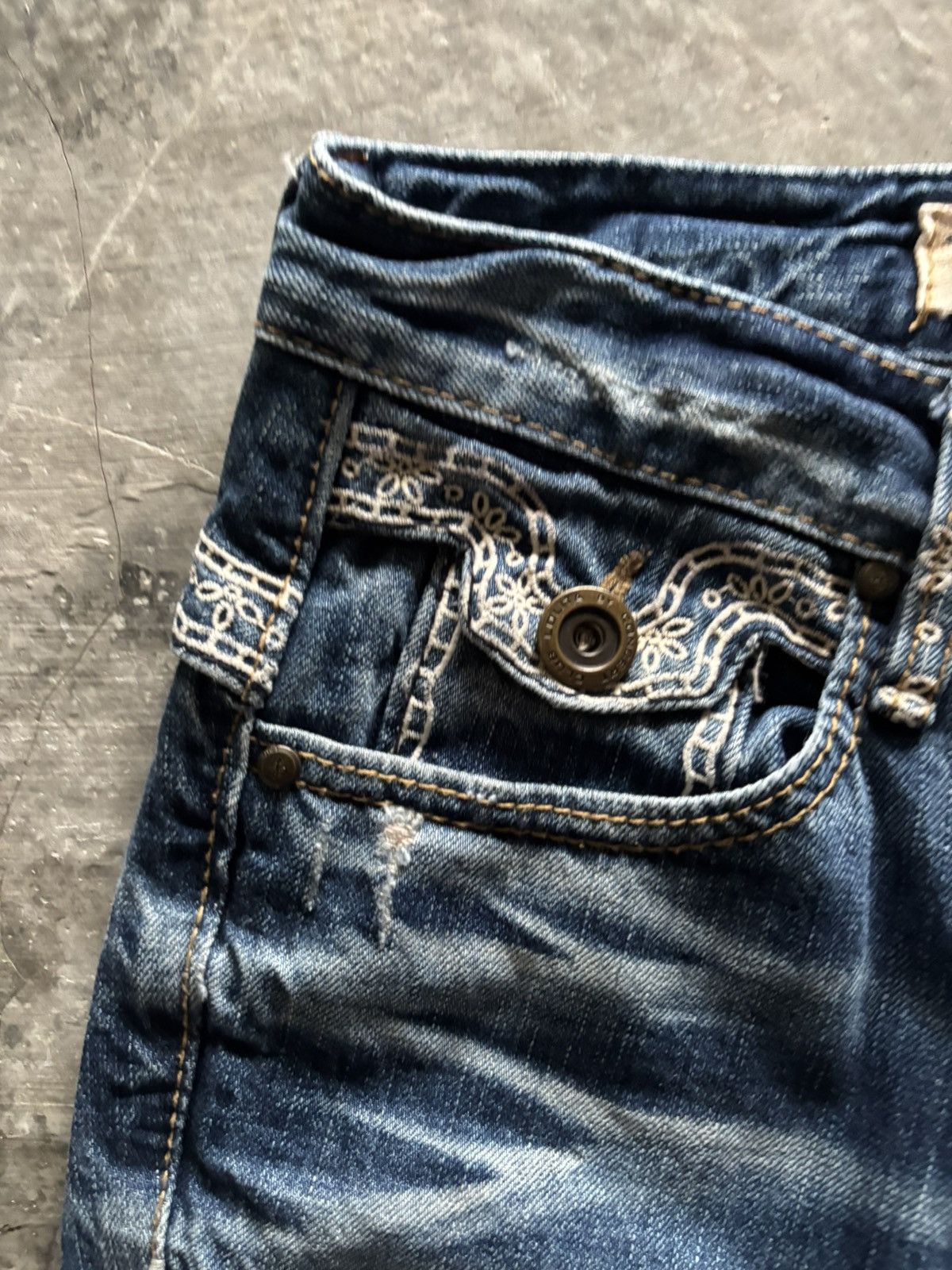If Six Was Nine LOLITA distressed mud wash whiskered japanese grunge punk Size US 30 / EU 46 - 10 Thumbnail
