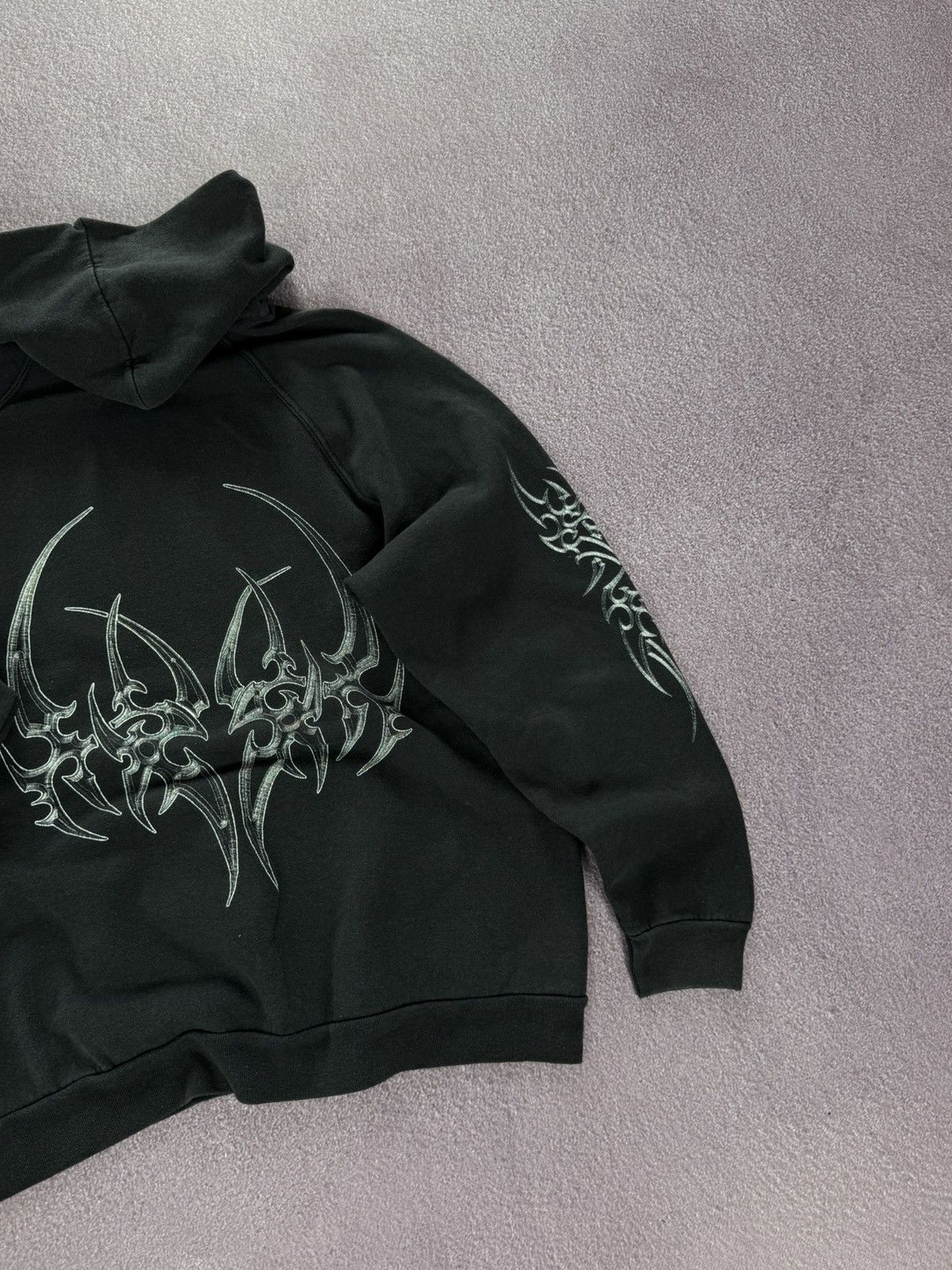 Japanese Brand Crazy Tribal Hoodie Y2K Affliction Swag Size US XL / EU 56 / 4 - 9 Thumbnail
