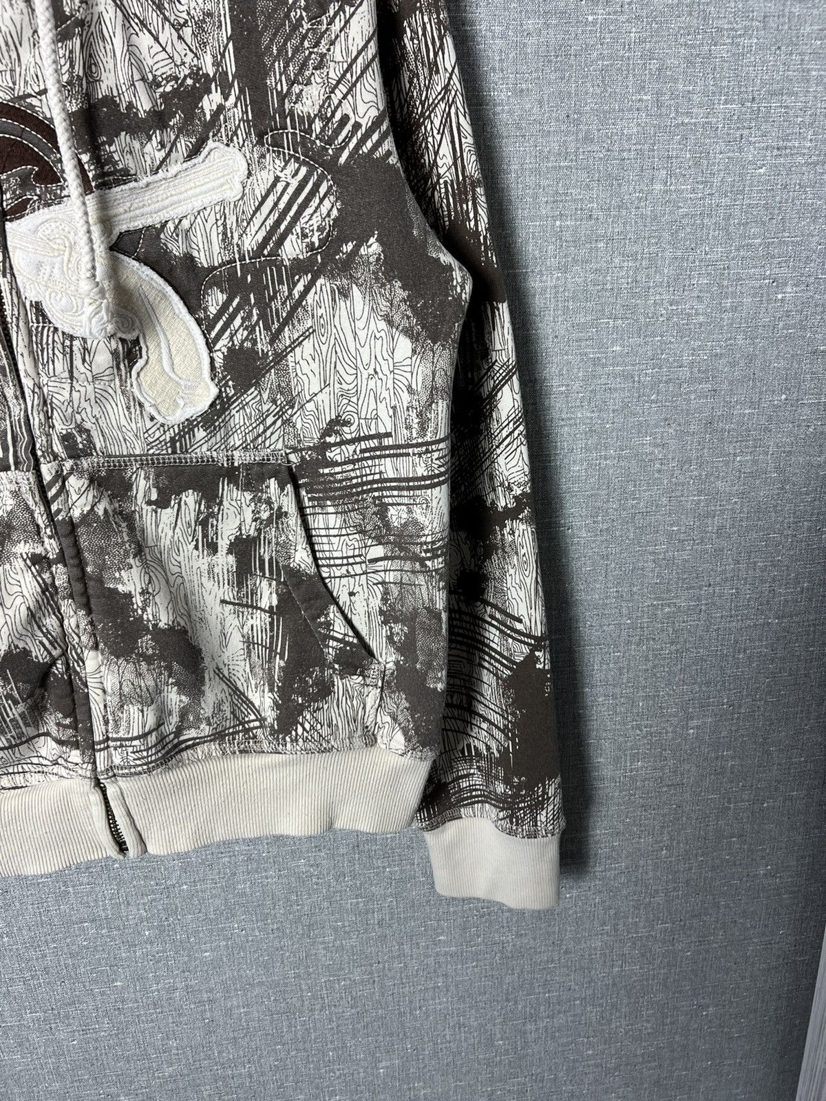 Billabong Vintage 90s Billabong All Over Printed Zip Up Hoodie Size US M / EU 48-50 / 2 - 7 Thumbnail