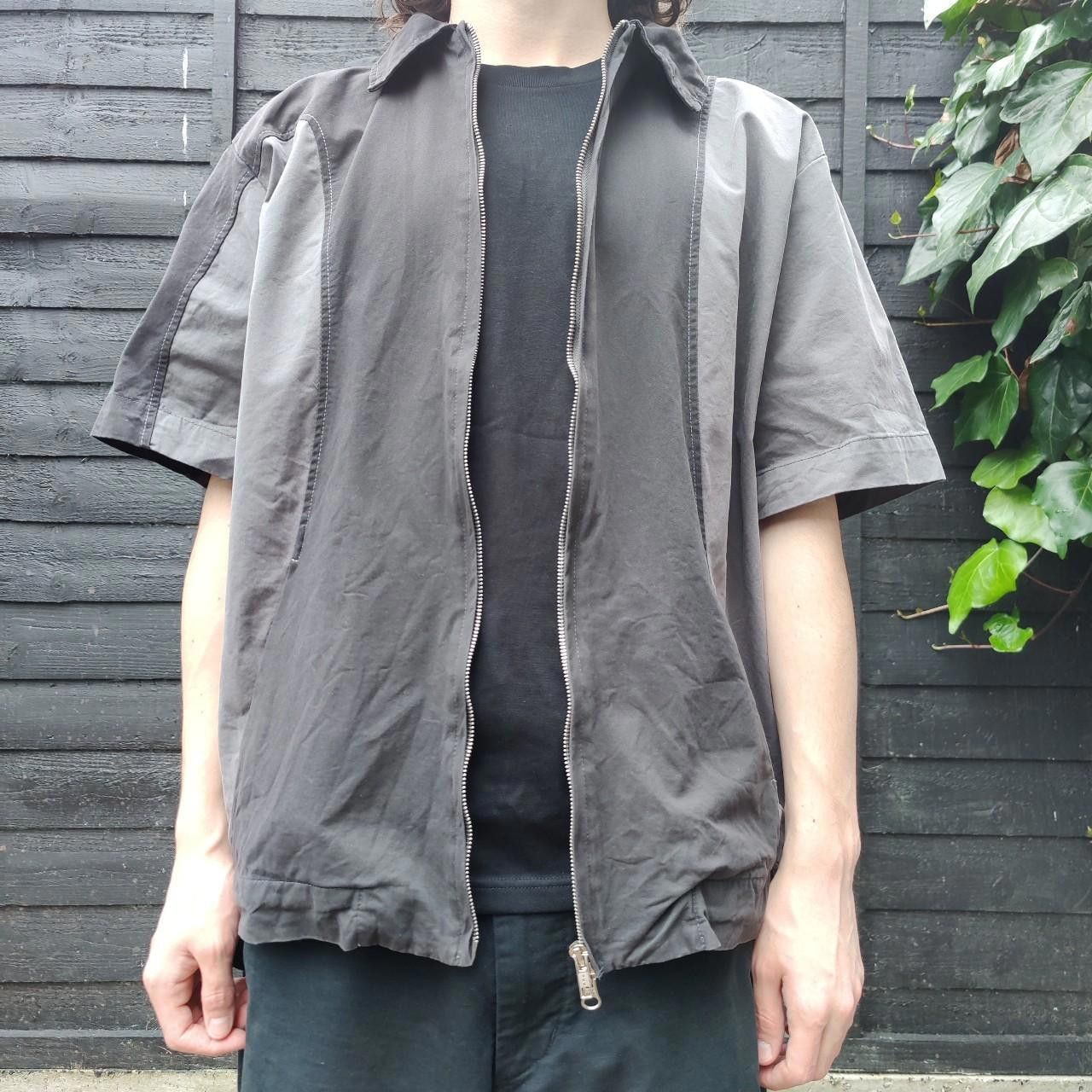 Other Grey Panelled Boxy Zip Shirt Size US S / EU 44-46 / 1 - 6 Thumbnail
