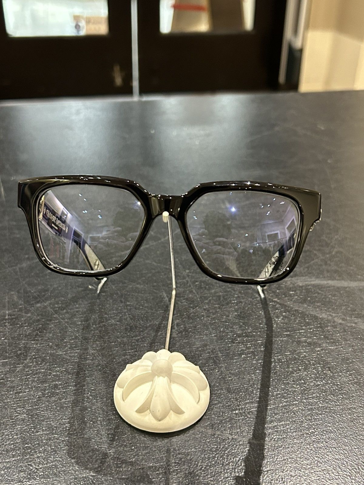 Chrome Hearts Chrome Hearts Diamond ‘Vagillionaire’ II’ Glasses Size ONE SIZE - 4 Thumbnail