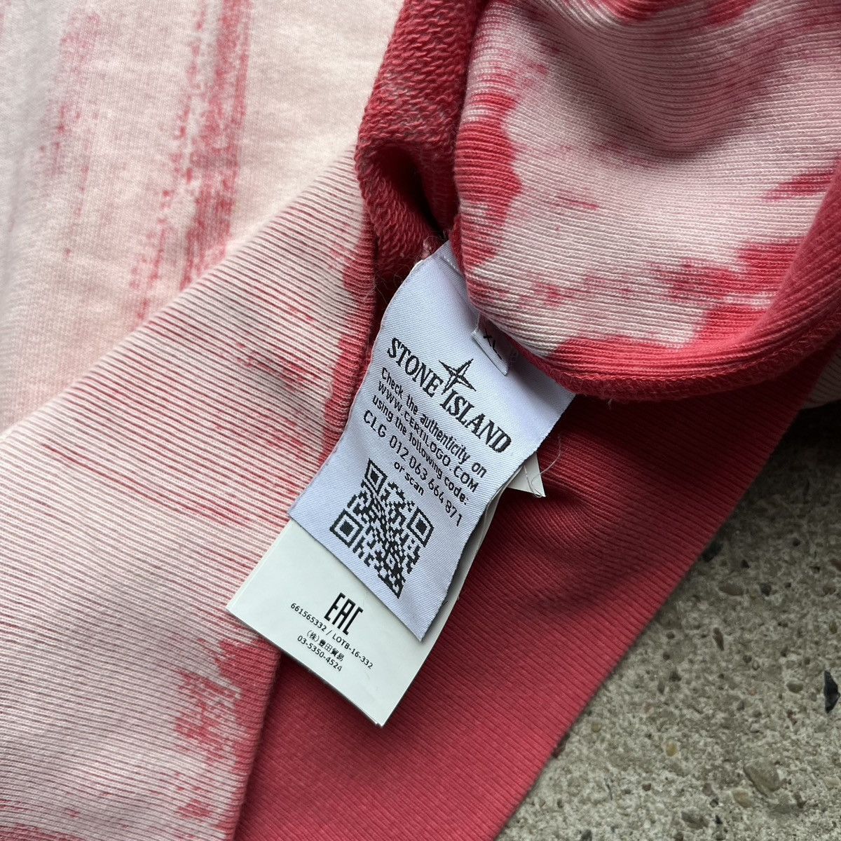 Stone Island Stone Island Hand Corrosion SS17 Sweatshirt Size US XL / EU 56 / 4 - 7 Thumbnail