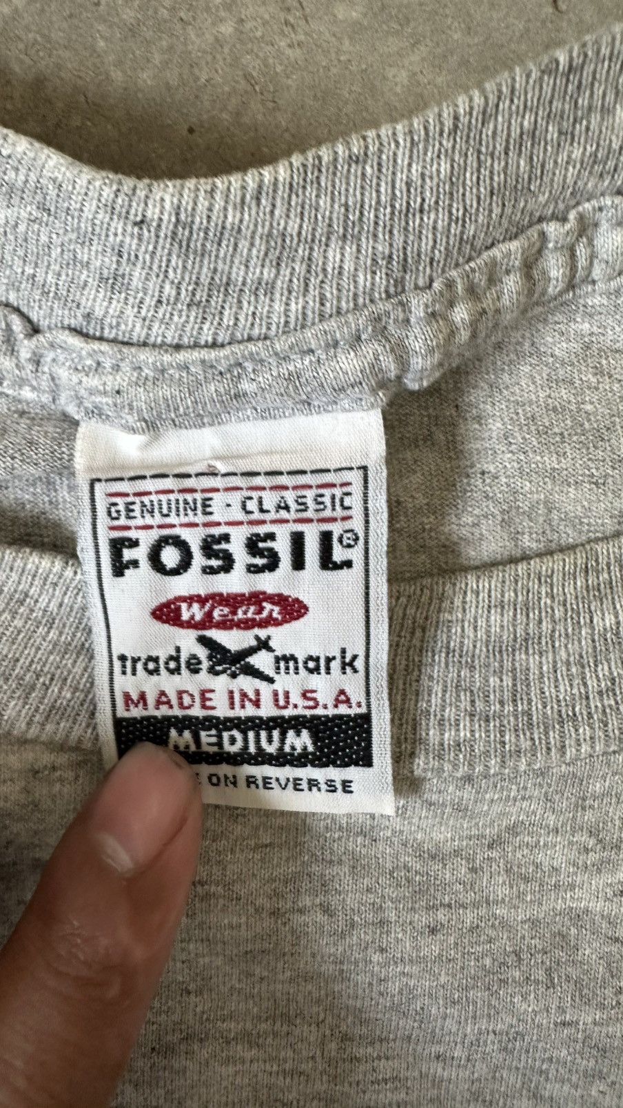 Fossil VINTAGE FOSSIL BASKETBALL LEAGUE TEE Size US M / EU 48-50 / 2 - 4 Thumbnail