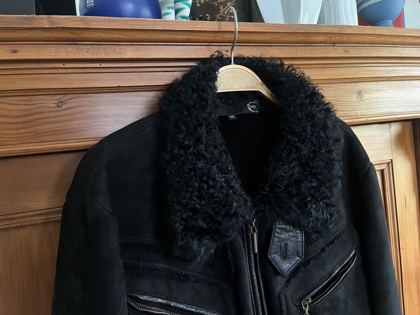Just Cavalli Just Cavalli Shearling Leather Jacket Size 56 XL Size US XL / EU 56 / 4 - 4 Thumbnail
