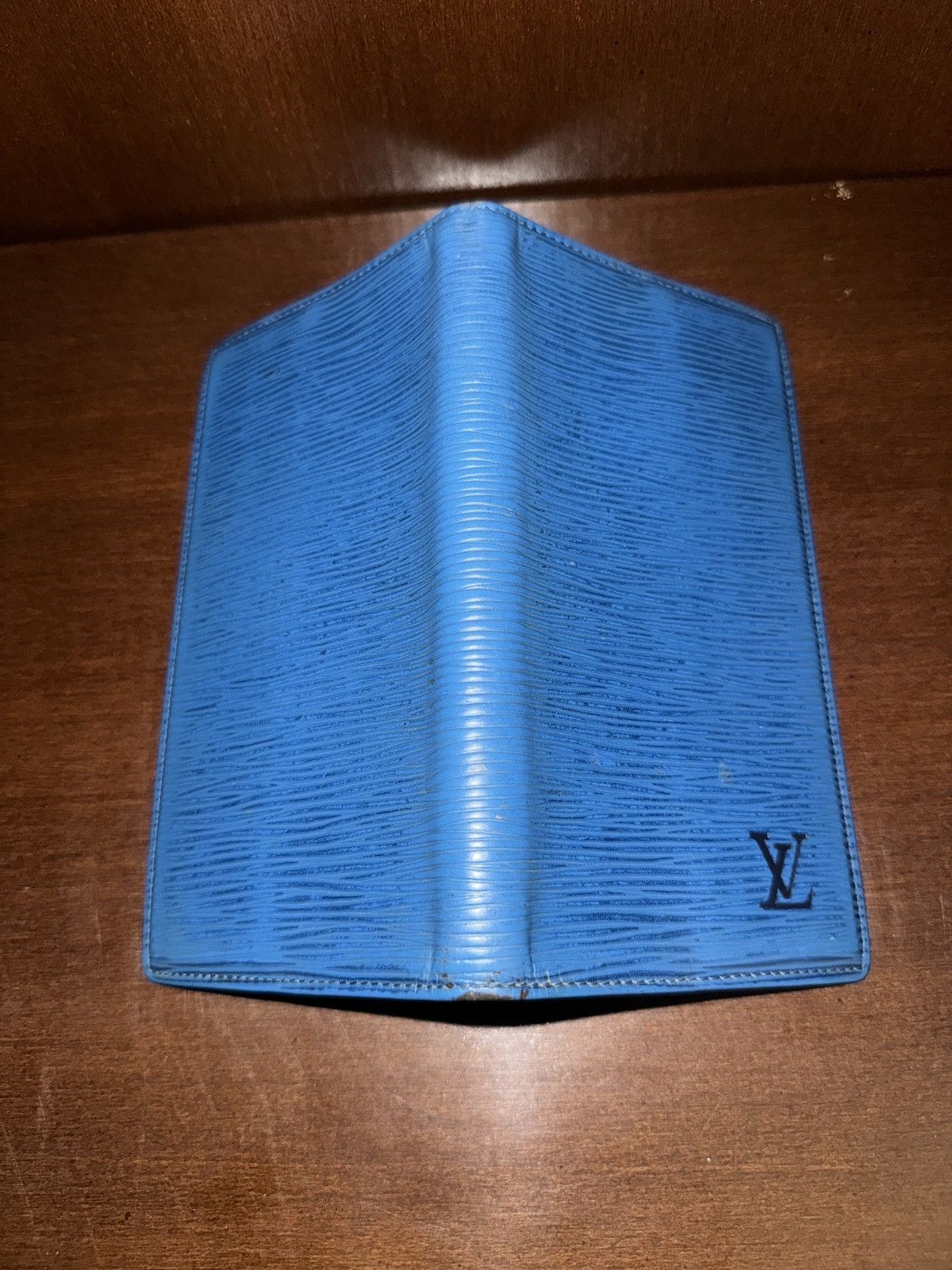 Designer × Louis Vuitton × Vintage Louis Vuitton Blue Epi Leather Elise Wallet Size ONE SIZE - 5 Thumbnail