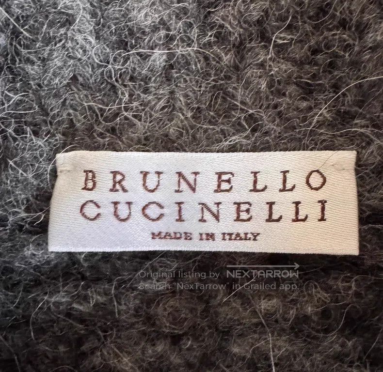 Brunello Cucinelli Brunello Cucinelli Camel hair knitted top Size S / US 4 / IT 40 - 4 Thumbnail