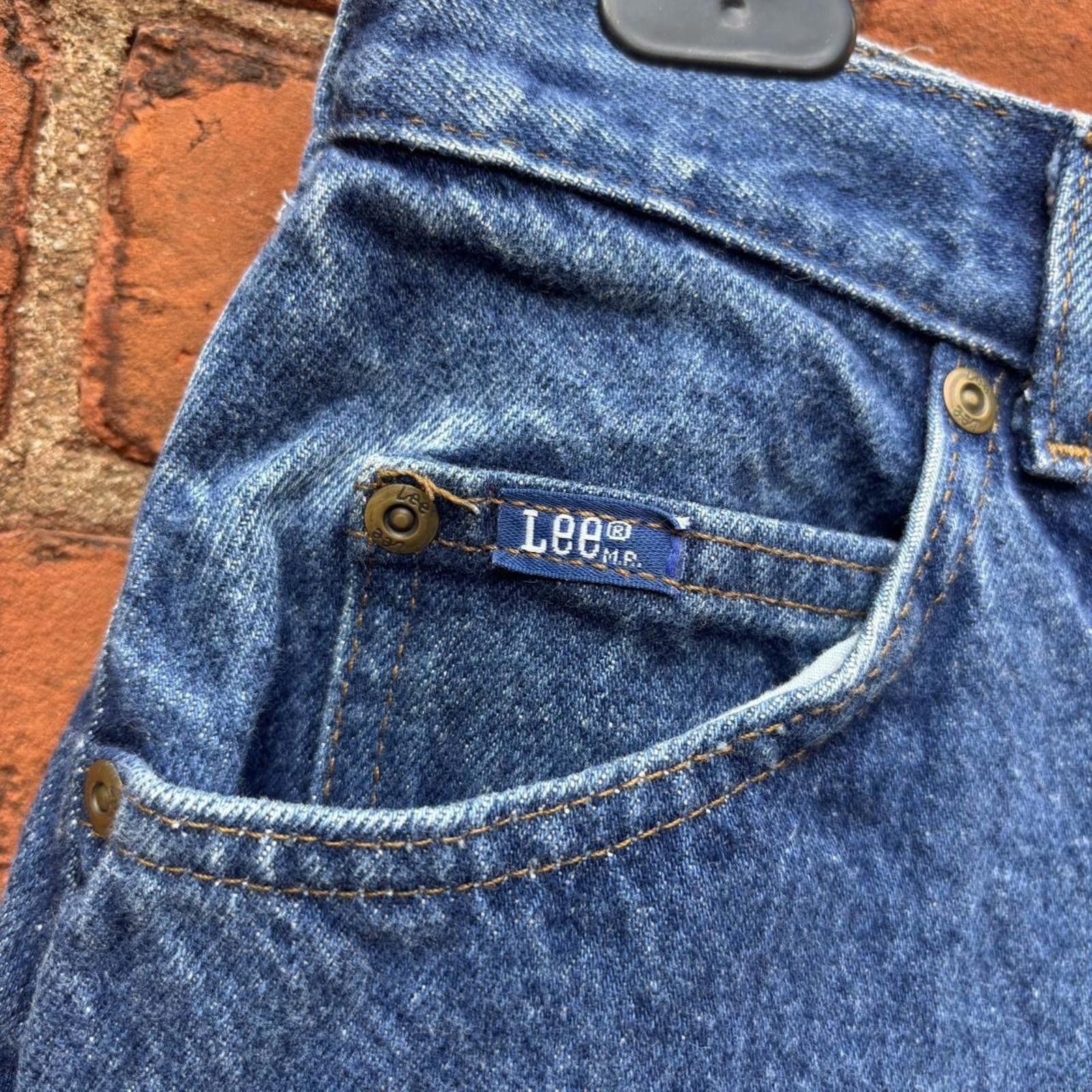 Lee vintage Lee riders jeans 80s/90s 10/26x25 Size 32" / US 10 / IT 46 - 3 Thumbnail