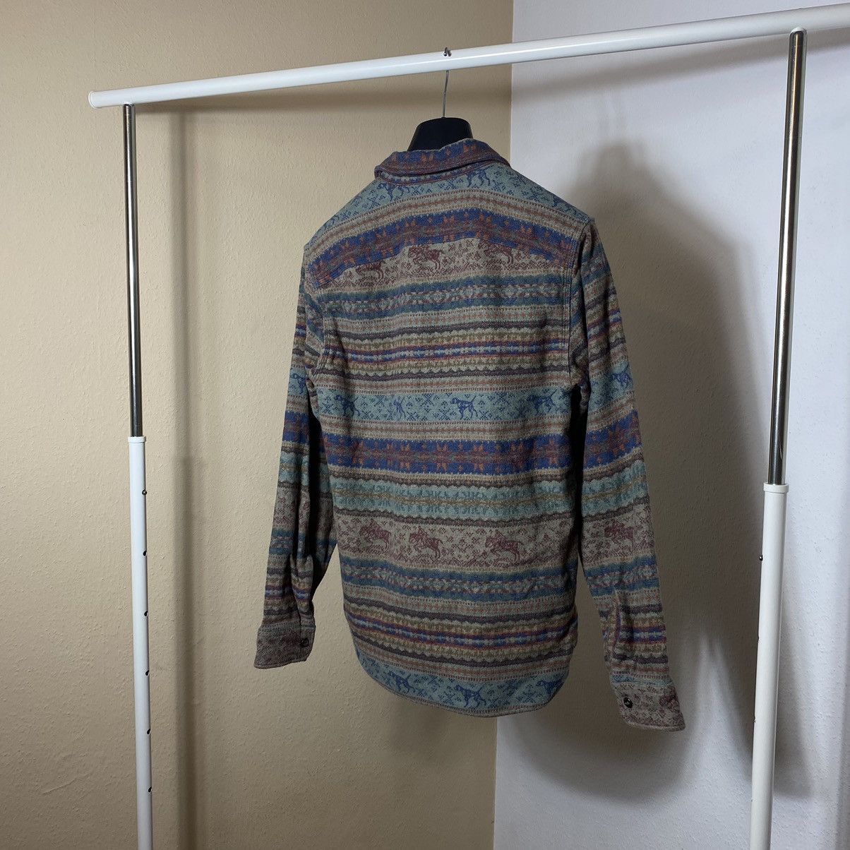 RRL Ralph Lauren RRL Double Ralph Lauren Fair Isle Hunting Jacquard Workshirt Size US S / EU 44-46 / 1 - 10 Thumbnail