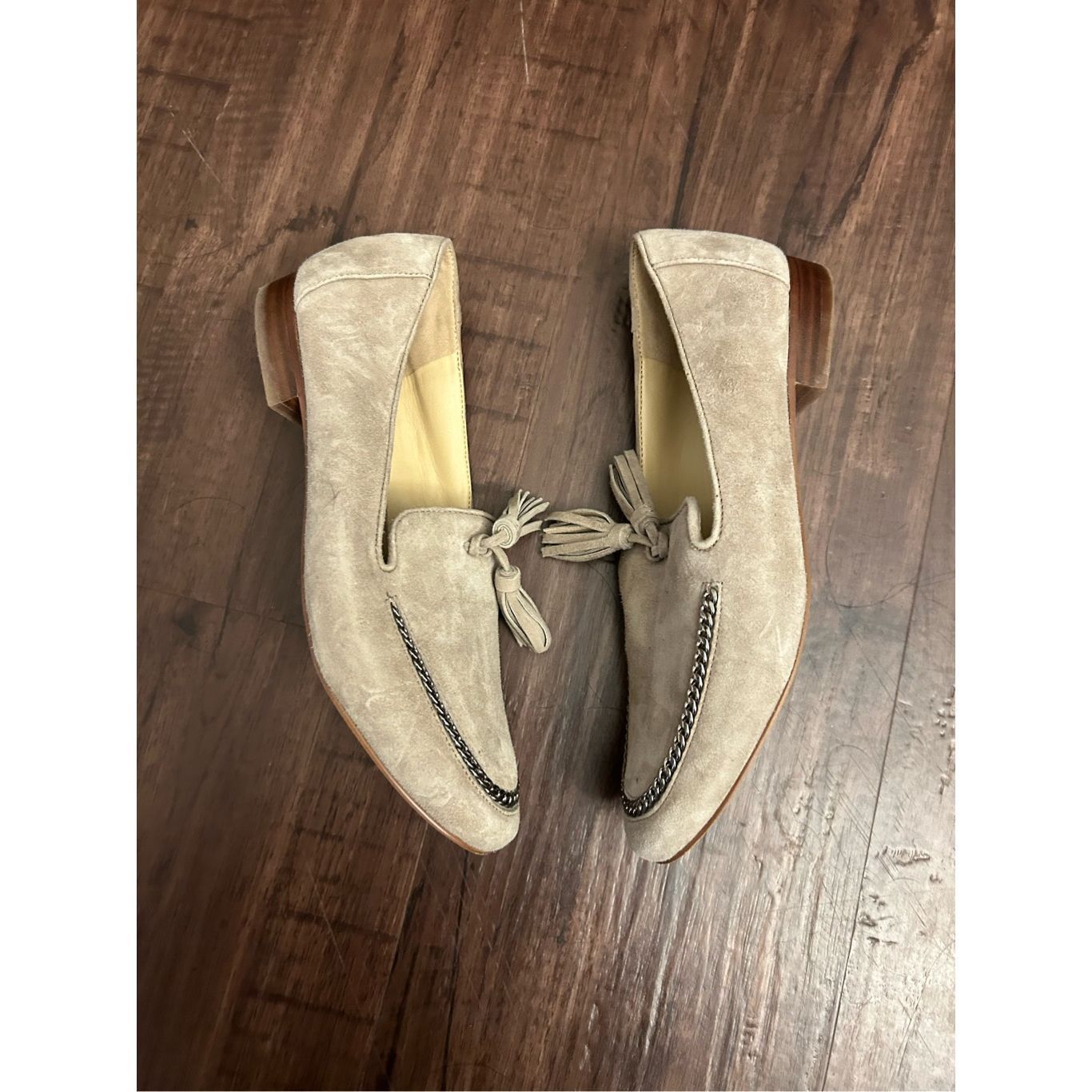 Karl Lagerfeld Karl Lagerfeld Paris Bari Leather Loafers Taupe Shoes, Size Size US 6 / IT 36 - 3 Thumbnail