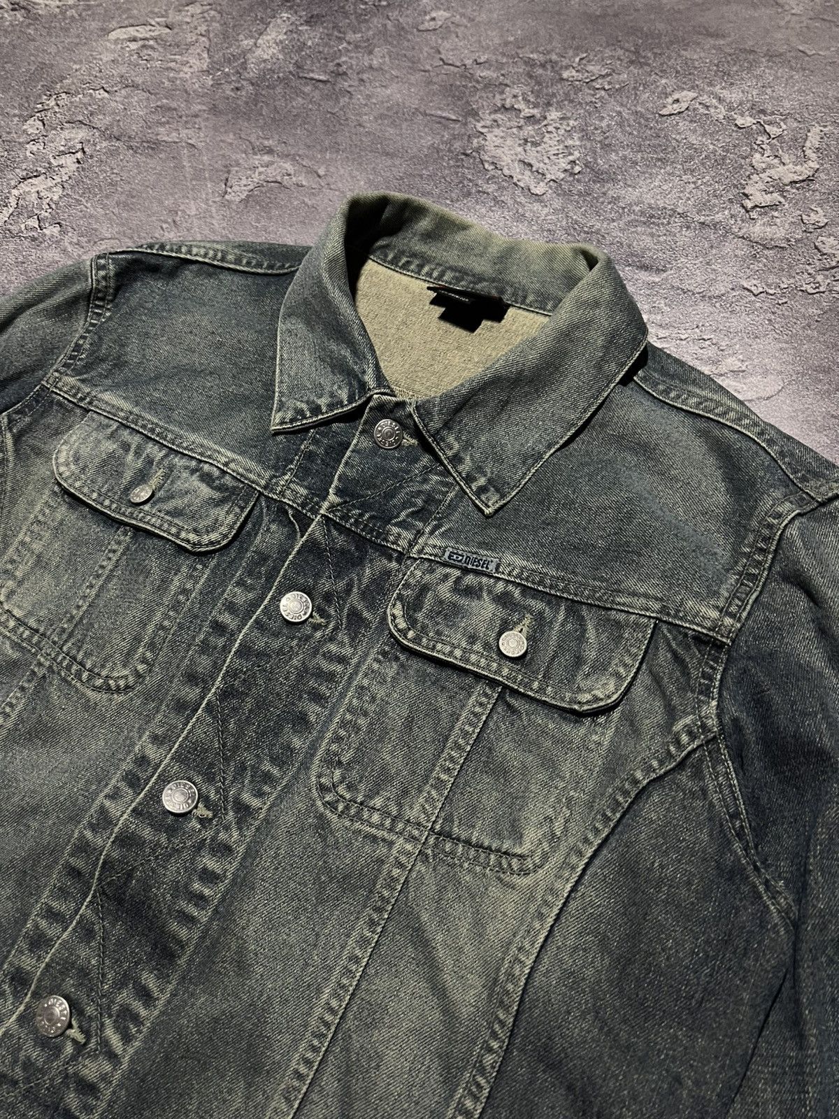 Diesel Vintage Diesel Denim Jacket Faded Y2K Archive Streetwear Size US L / EU 52-54 / 3 - 2 Thumbnail