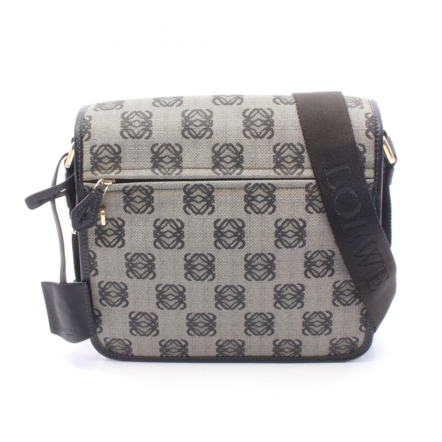 Loewe Loewe Loewe Anagram PVC Coated Canvas Leather Shoulder Bag Plastic / Synthetic Shoulder Bag DUTY FREE for USA Size ONE SIZE - 1 Thumbnail