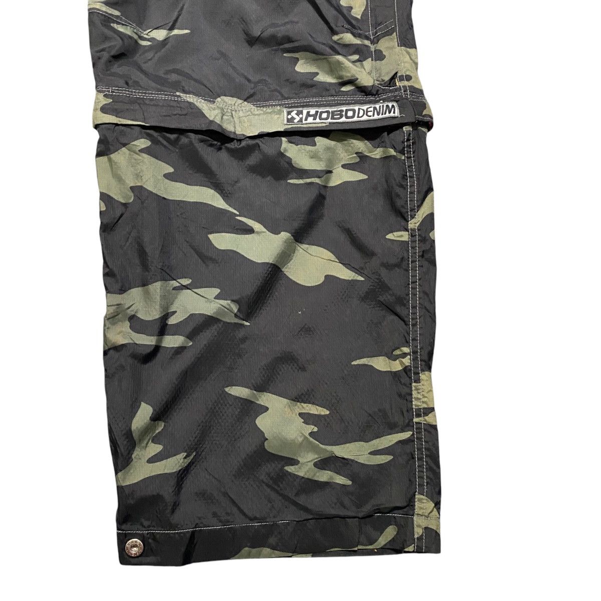 Vintage Vintage Y2K HOBO DENIM Nylon Camo Cargo Track Pants Size US 34 / EU 50 - 8 Thumbnail