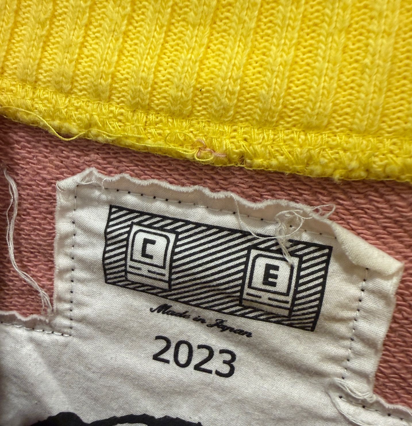 Cav Empt Pink Patchwork Half-Turtleneck Pullover Size US L / EU 52-54 / 3 - 3 Thumbnail