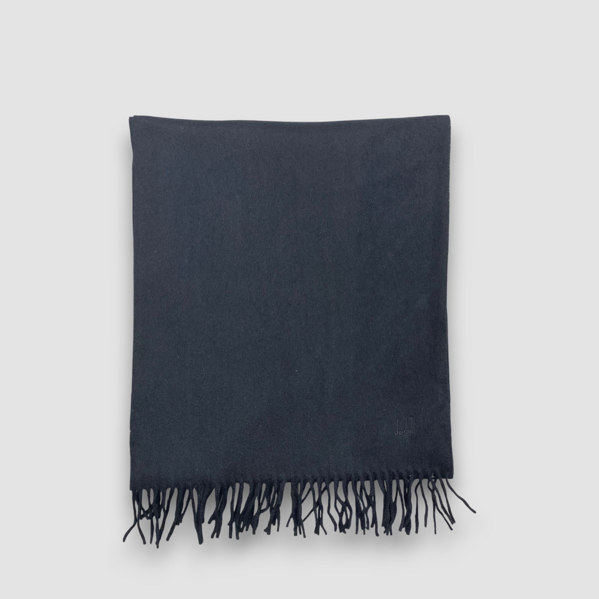 Alfred Dunhill Vintage Dunhill Scarf Muffler Wool Cashmere Winter Scarves Size ONE SIZE - 2 Thumbnail