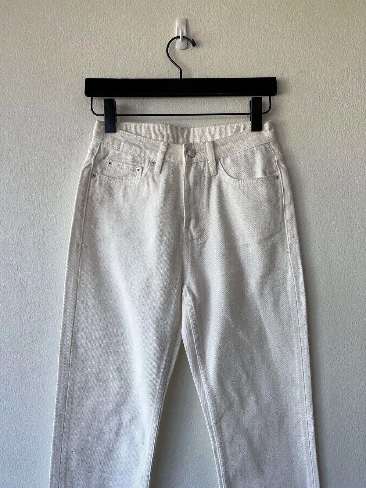 Ksubi new Ksubi womens denim jeans melrose white blanc split 25 7 Size 25" / US 0 / IT 36 - 2 Thumbnail
