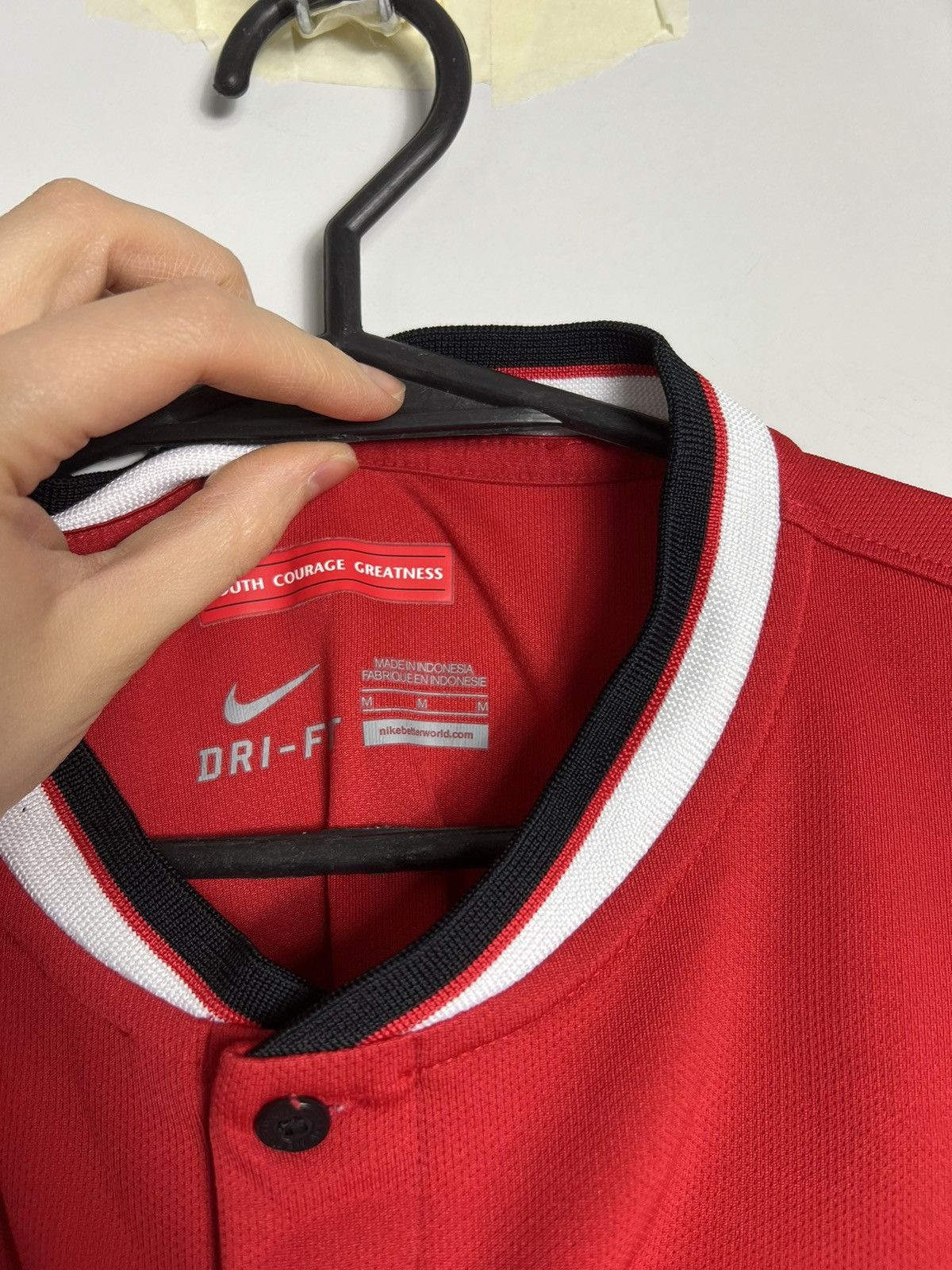 Puma Nike Manchester United 2014 Blind 17 Player Soccer Jersey Size US M / EU 48-50 / 2 - 4 Thumbnail