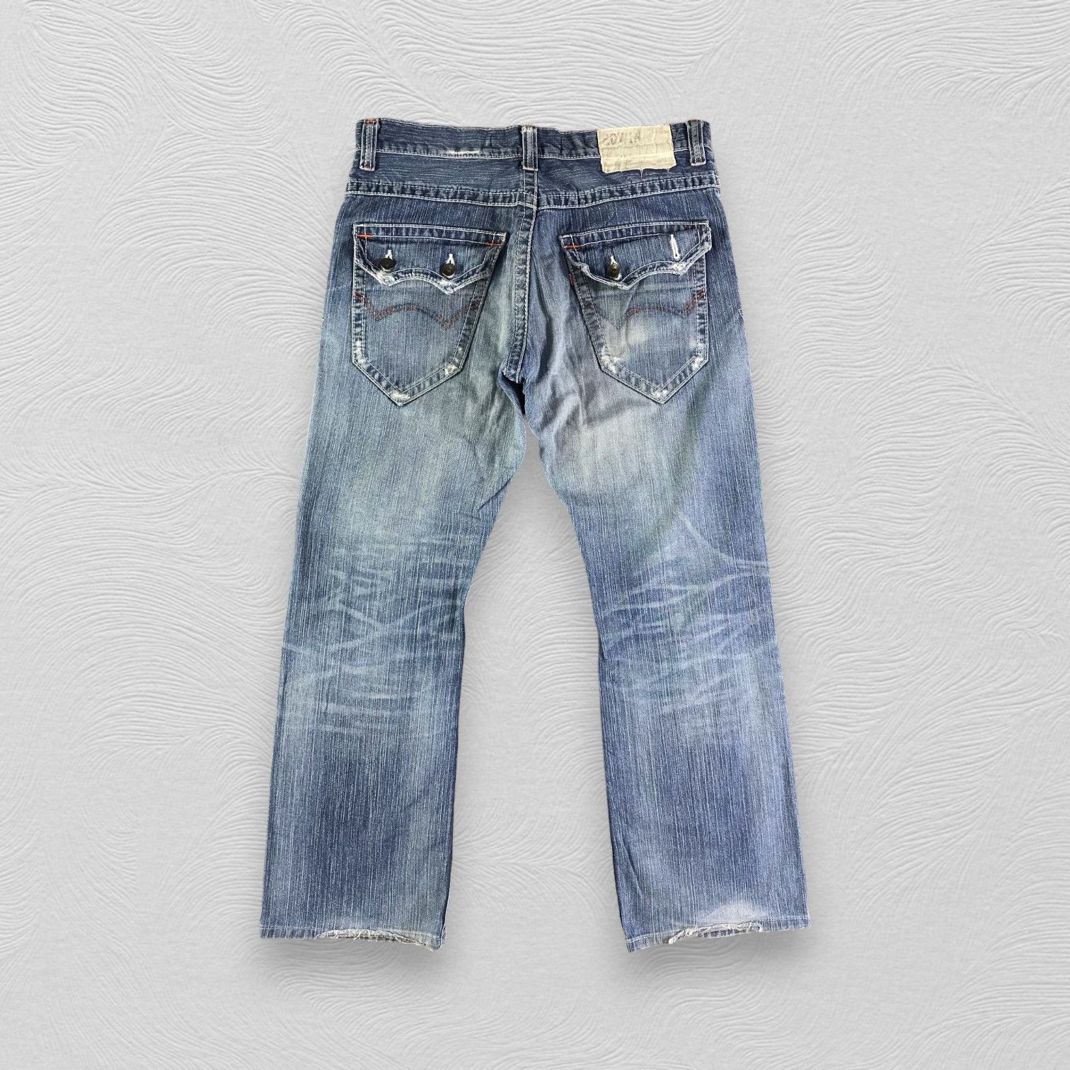 Edwin Edwin XV Jeans Faded Blue Denim KJ2487 Size US 34 / EU 50 - 2 Thumbnail