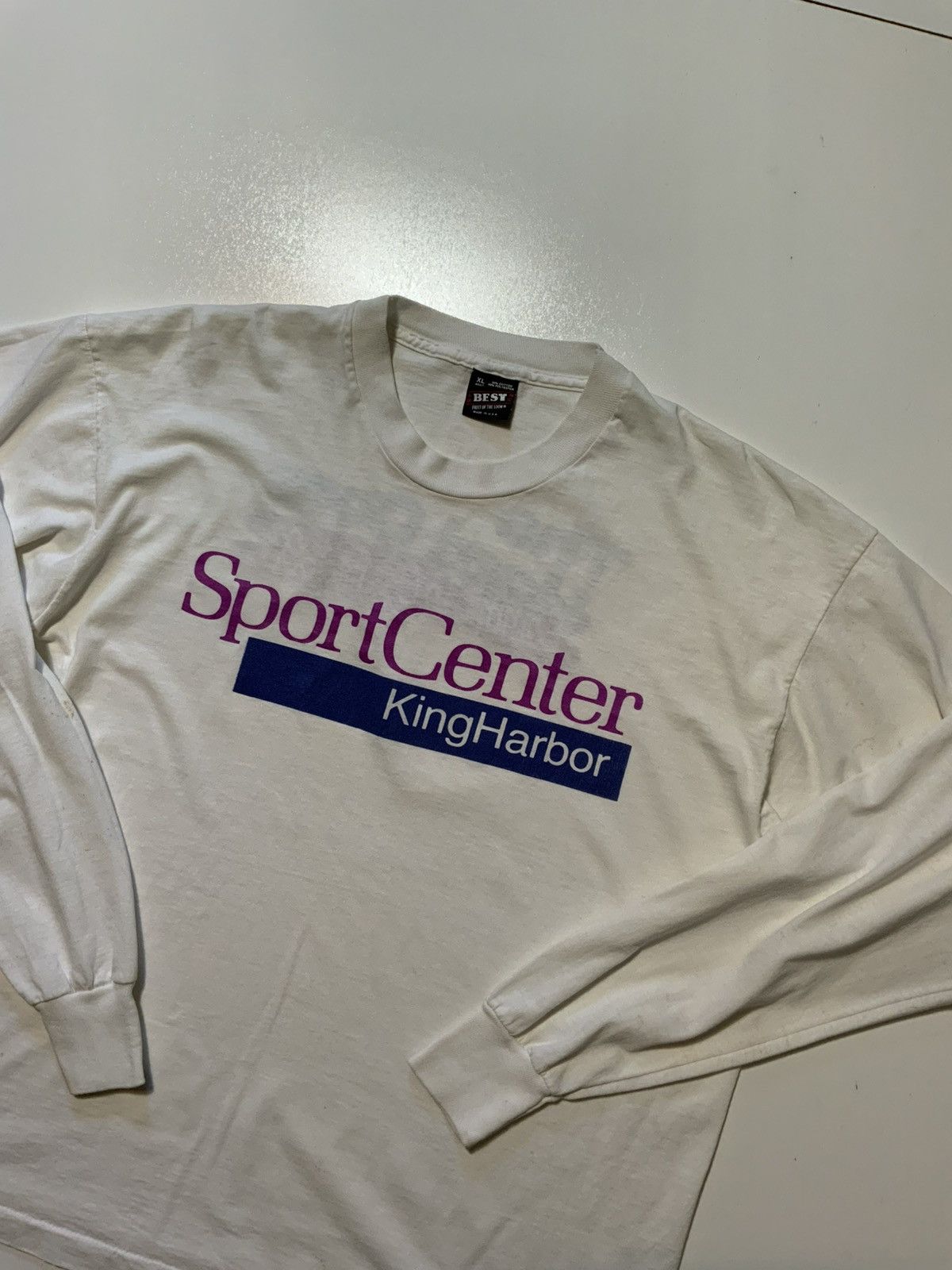 Vintage VTG SportCenter The Hardcore Commit To Get Fit T-shirt Size US XL / EU 56 / 4 - 4 Thumbnail