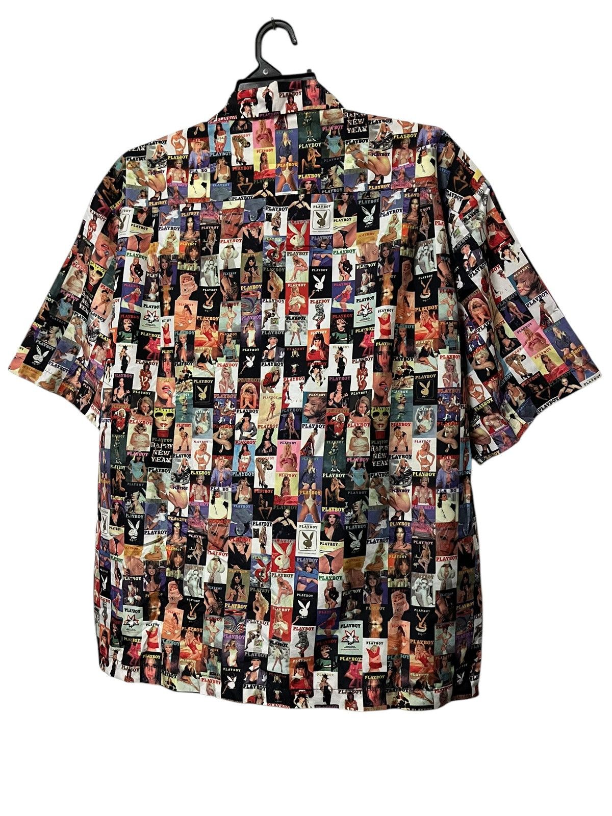 Playboy × Vintage 🔥Vtg Playboy Magazine Shirt All Over Print Size US XXL / EU 58 / 5 - 5 Thumbnail