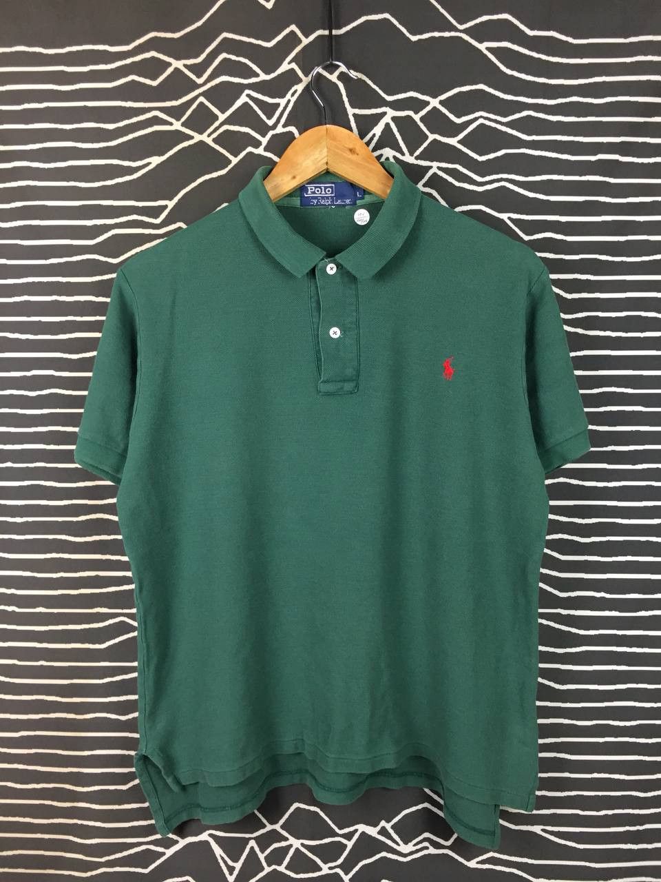 Polo Ralph Lauren Vtg Polo Ralph Lauren Small Logo Pique Polo Shirt Size US L / EU 52-54 / 3 - 1 Thumbnail