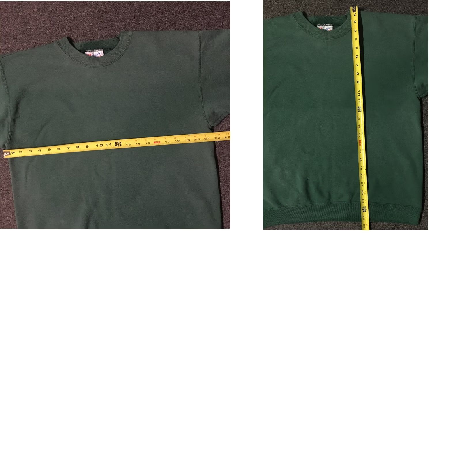 Hanes VINTAGE Hanes Sweatshirt M Green 90s Distressed Pullover Men Sports Gym Barbed Size US M / EU 48-50 / 2 - 8 Thumbnail