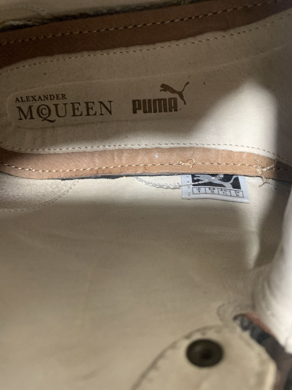 Alexander McQueen High top sneakers with fur Size US 5 / IT 35 - 3 Thumbnail