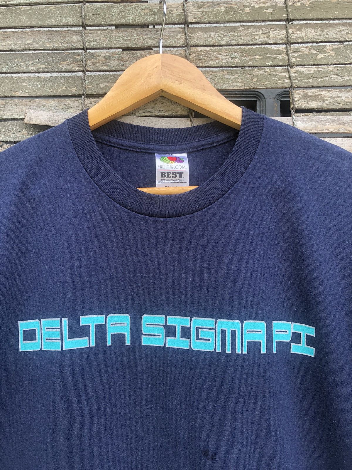 Vintage Vintage Y2K Delta Sigma P.I Backhit Tshirt Size US M / EU 48-50 / 2 - 5 Thumbnail