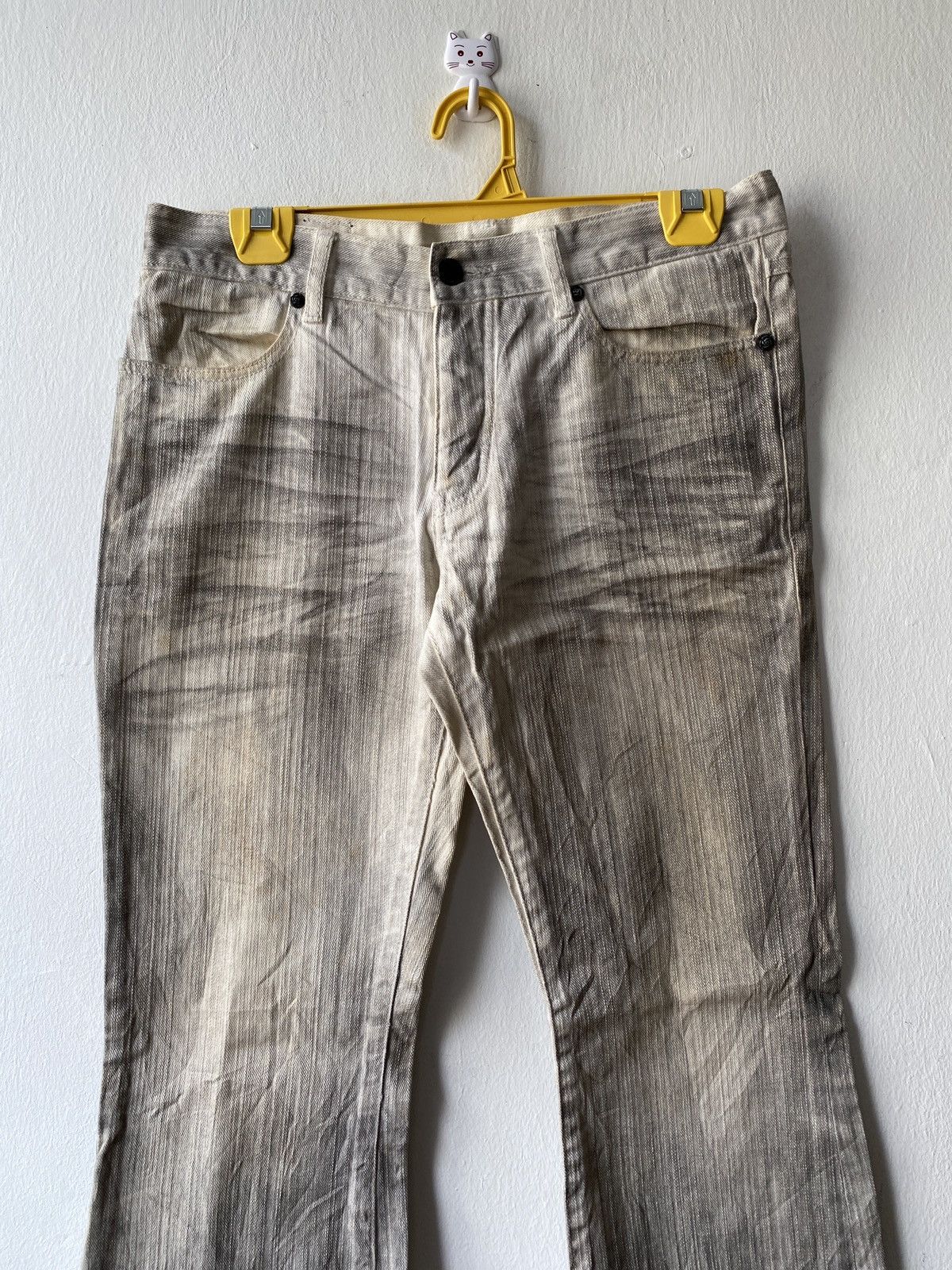 GOSTAR DE FUGA Japanese Brand Fuga Claw Marks Flare Denim Size US 29 - 5 Thumbnail